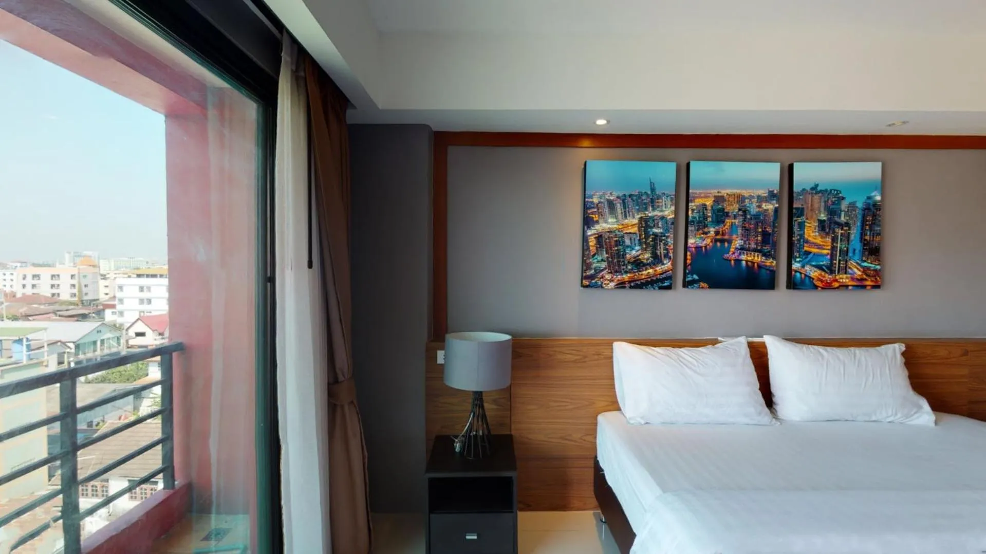 Bed in PP@Hotel Rangsit