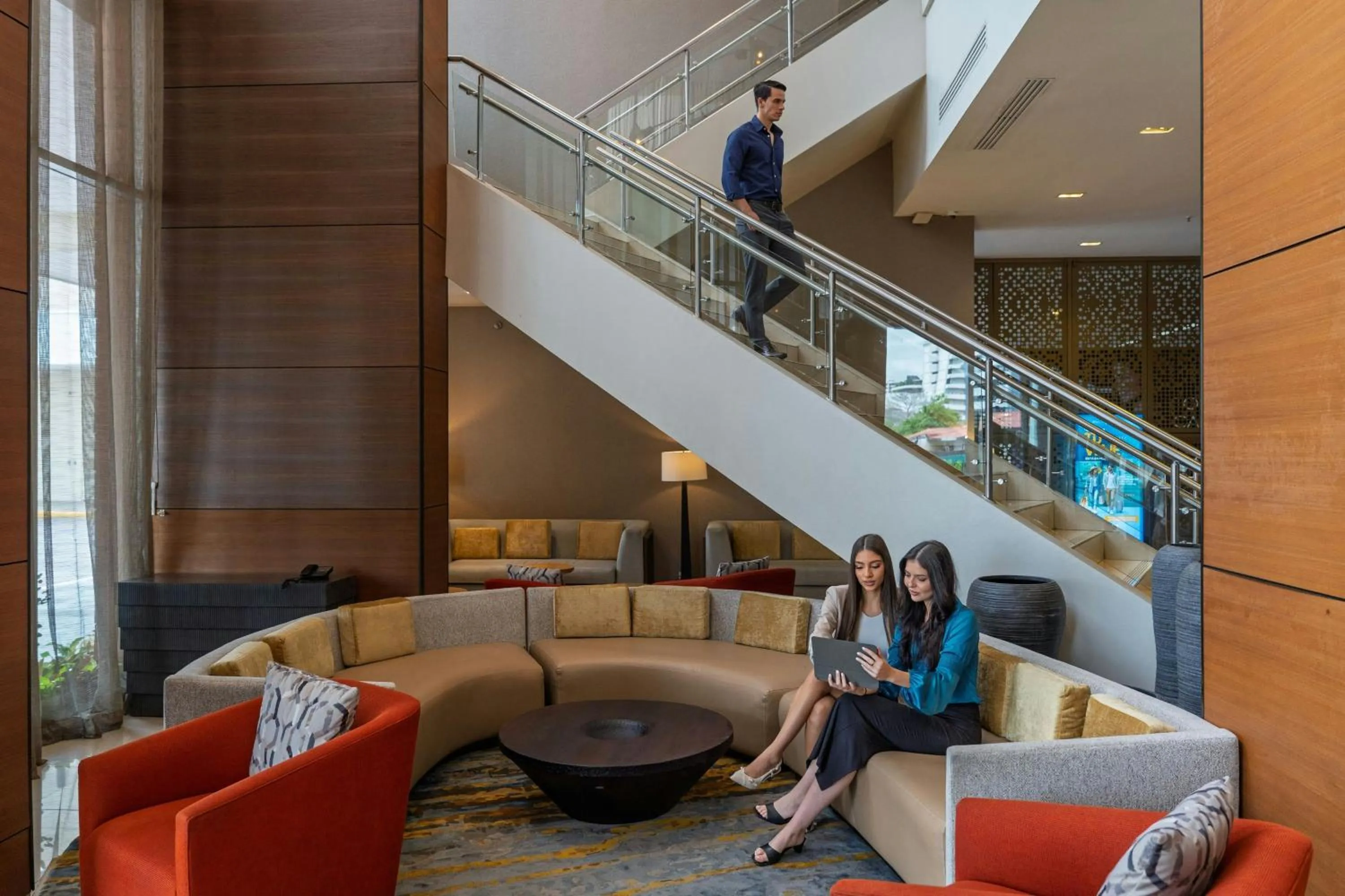 Lobby or reception in Courtyard by Marriott Panama Multiplaza Mall