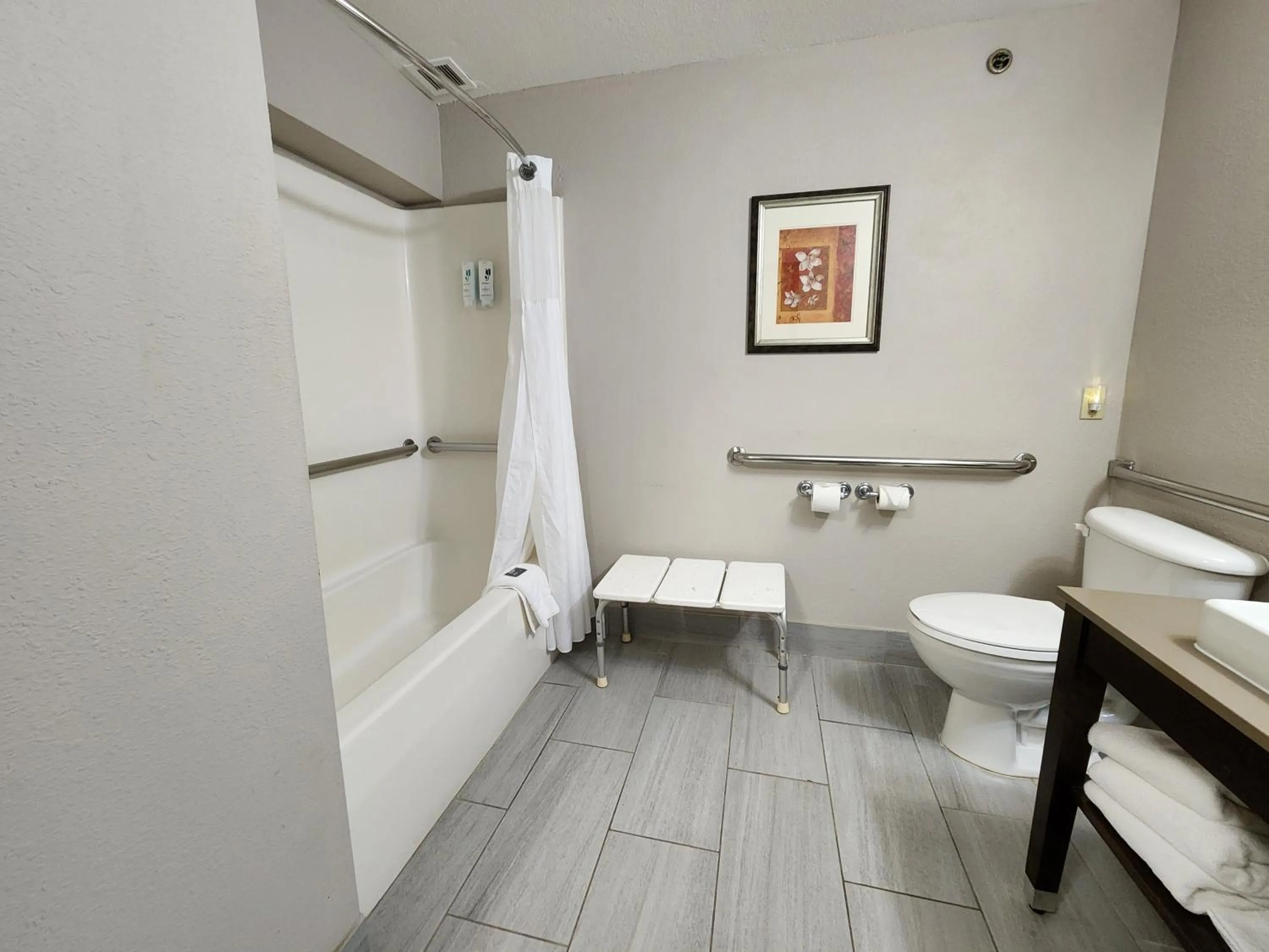 Bathroom in Country Inn & Suites by Radisson, Topeka West, KS