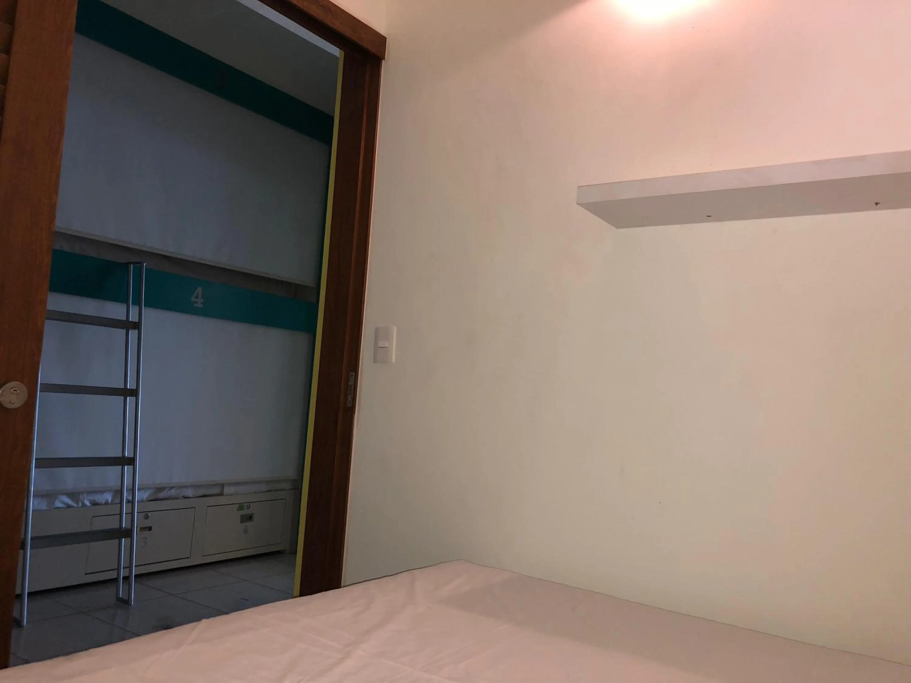 Photo of the whole room, Bed in Hostel Frente al Mar Tropico 20º