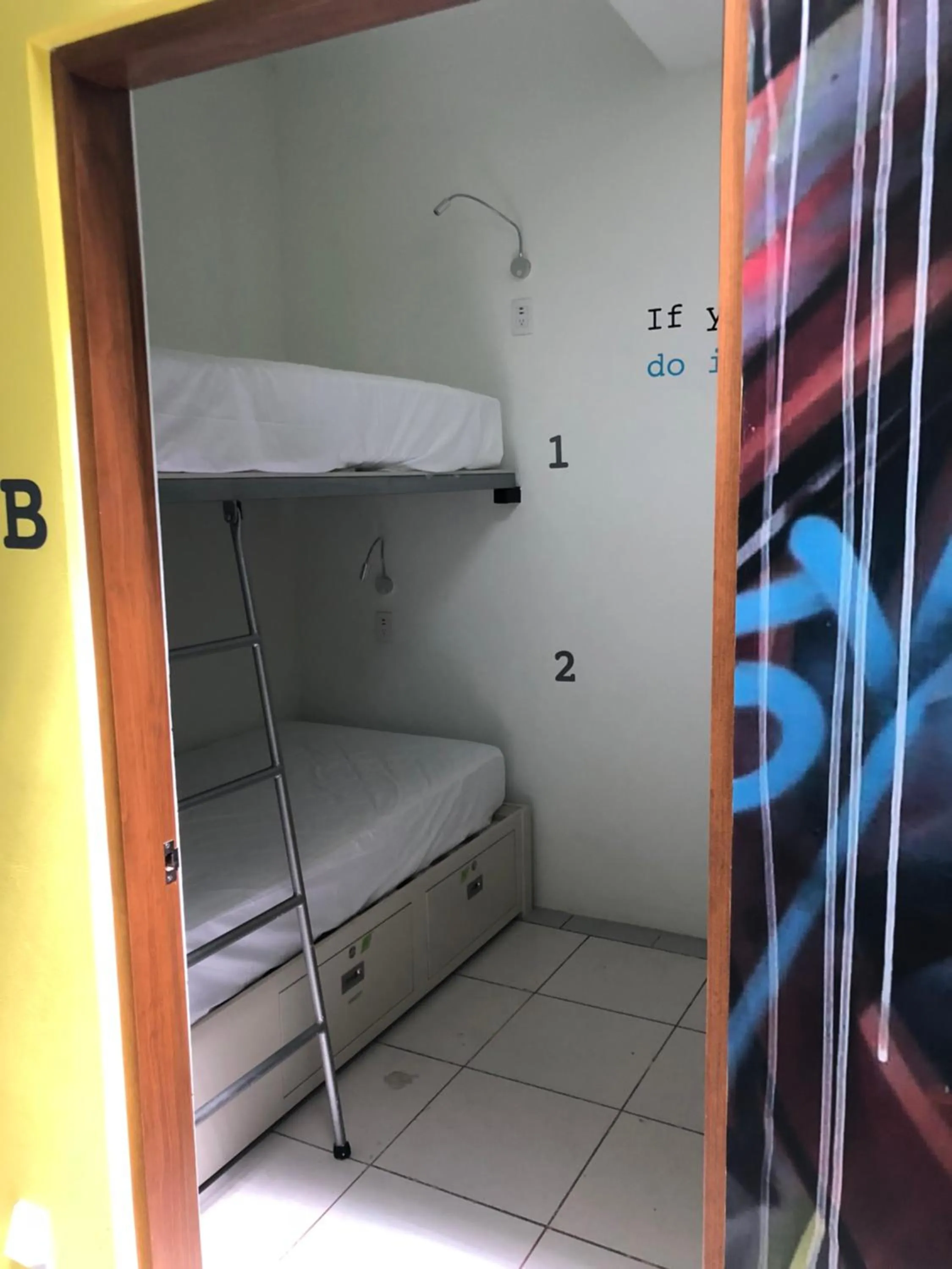 Bed in Hostel Frente al Mar Tropico 20º