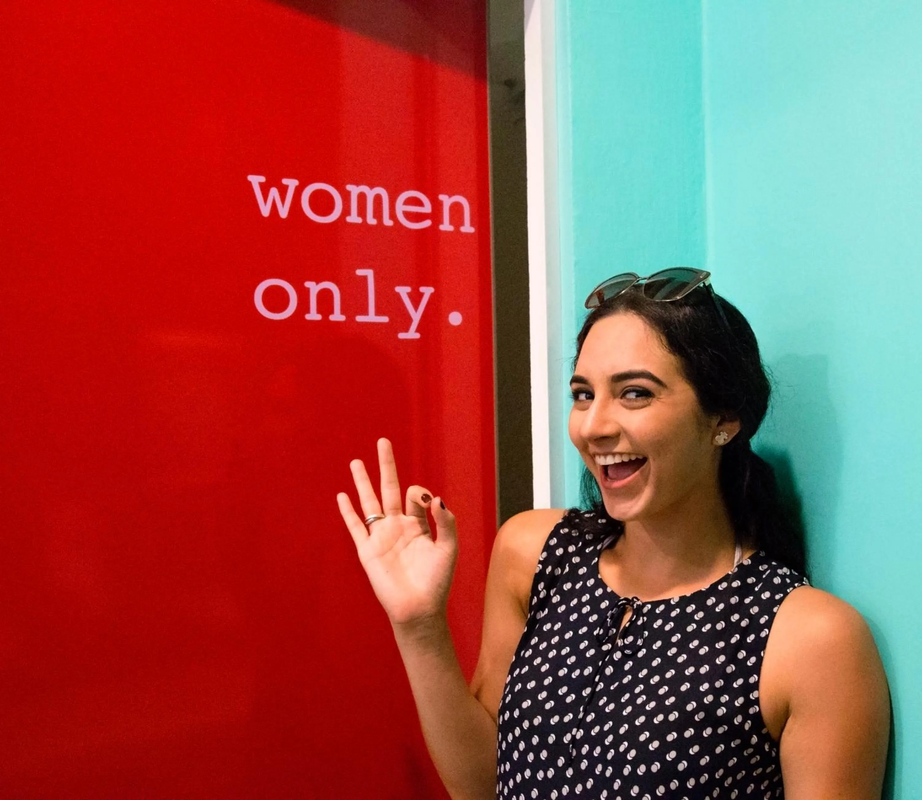 Bathroom in Hostel Frente al Mar Tropico 20º