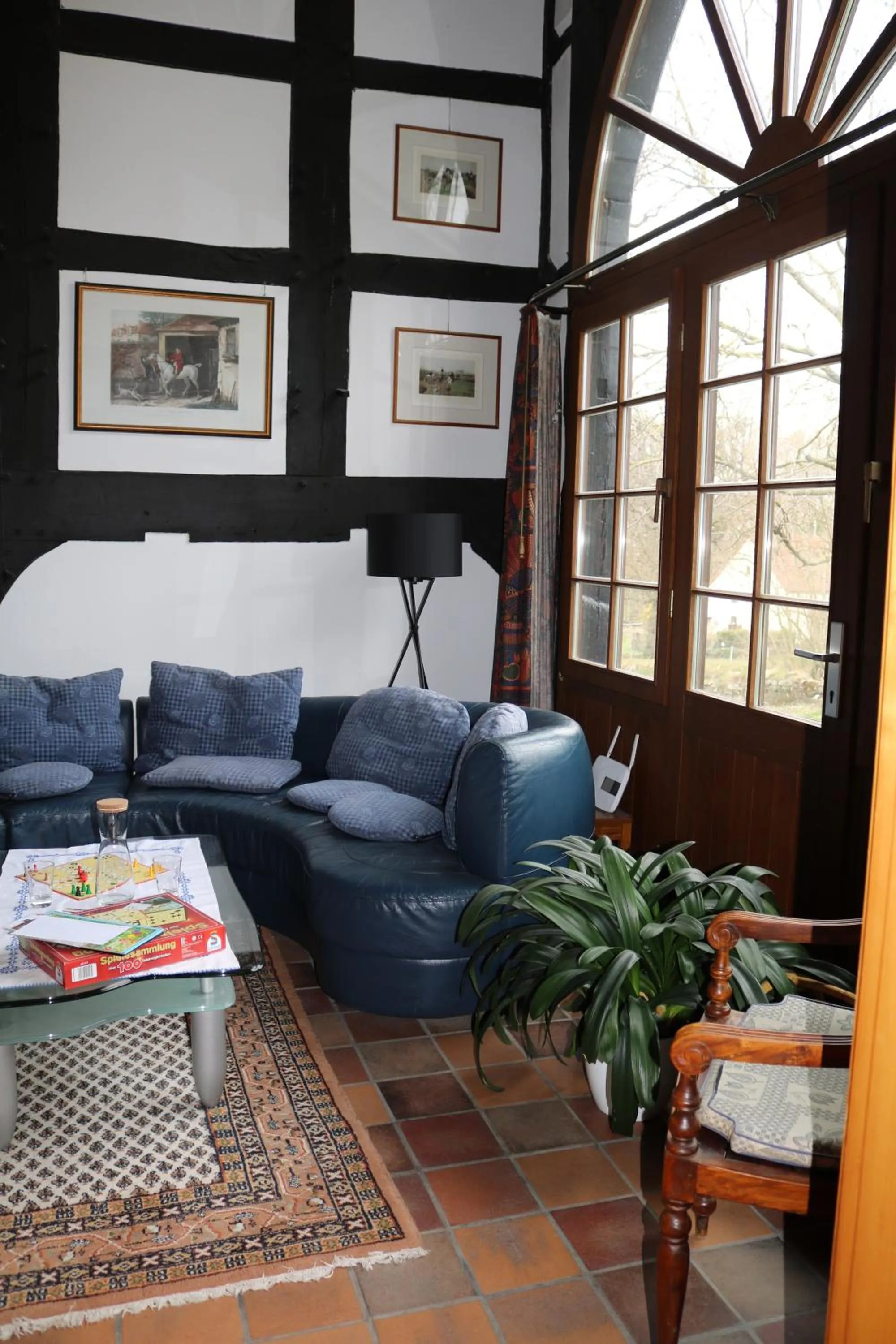 Communal lounge/ TV room in Appartementhotel Blomberger Hof