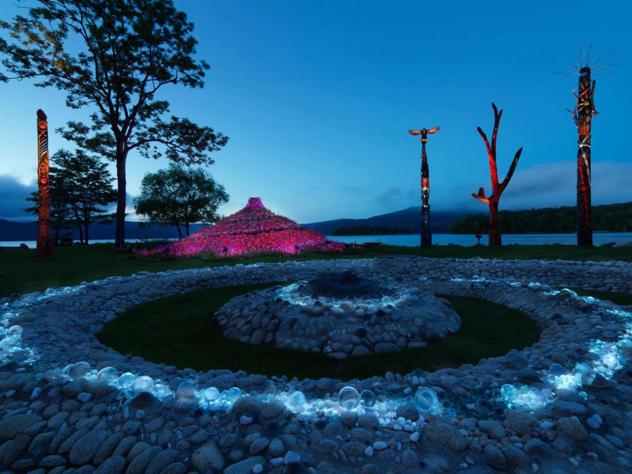 Garden in Akan Yuku no Sato Tsuruga