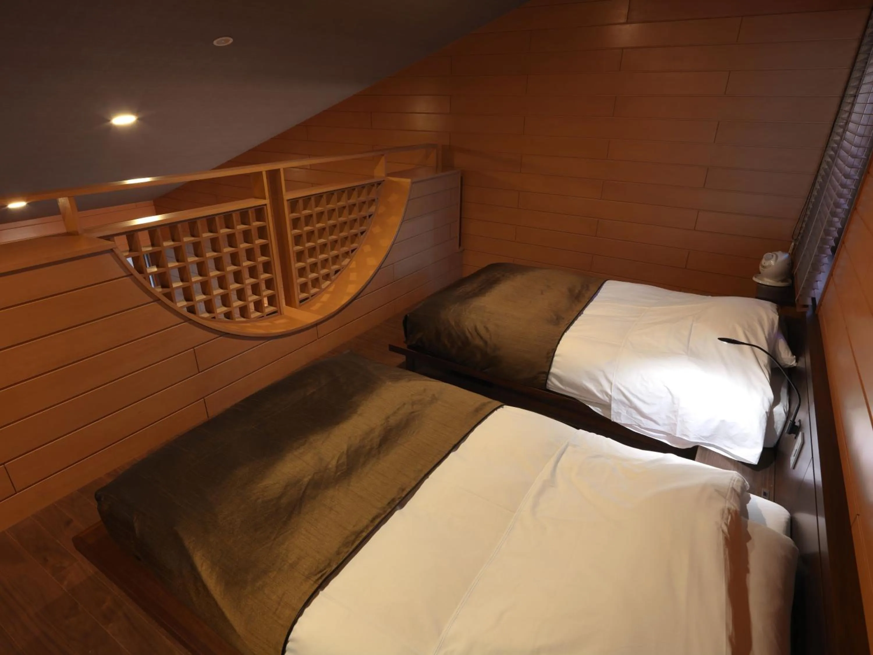 Bed in Jozankei Tsuruga Resort Spa Mori no Uta