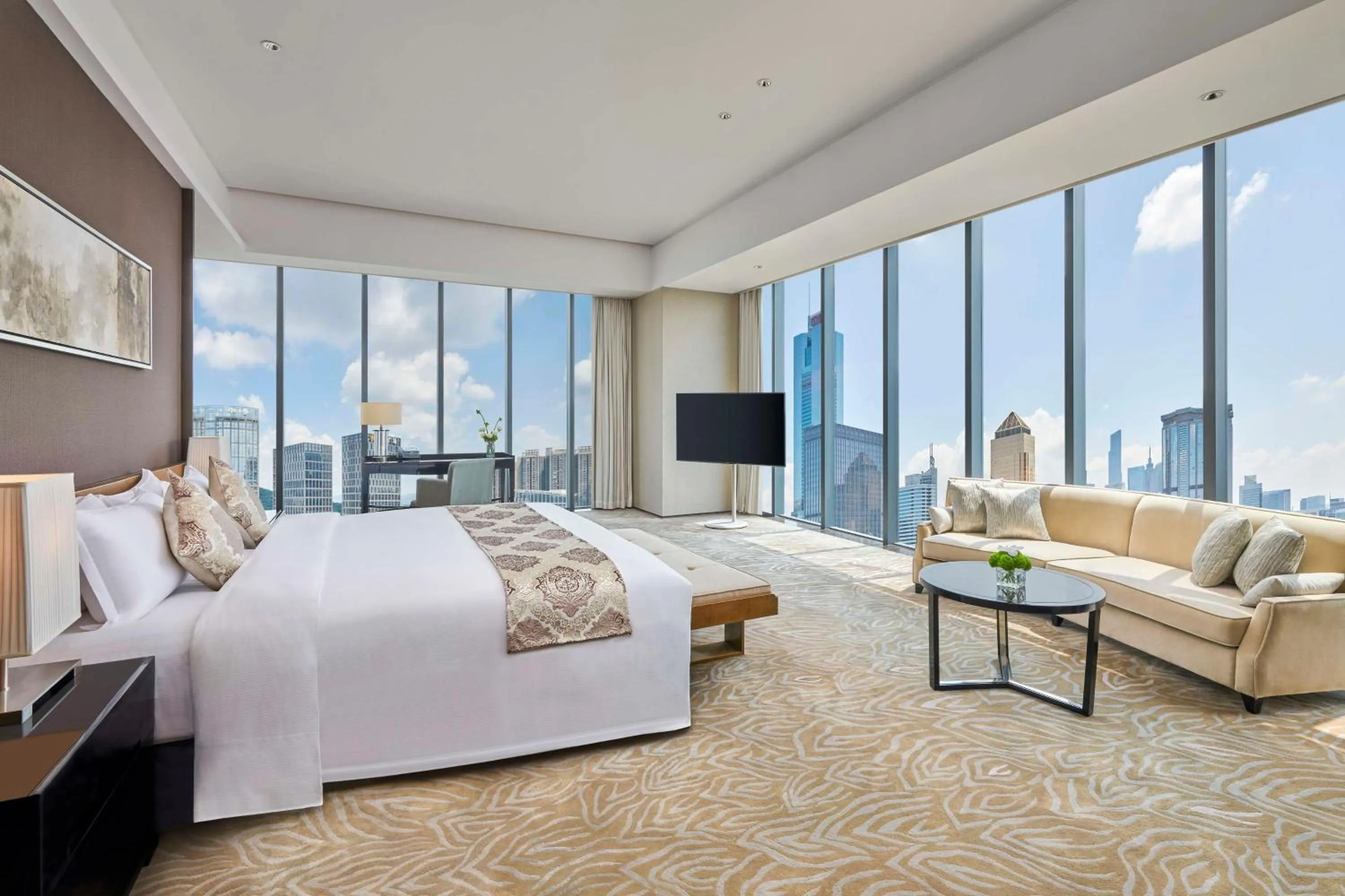 Living room in Hilton Guangzhou Tianhe