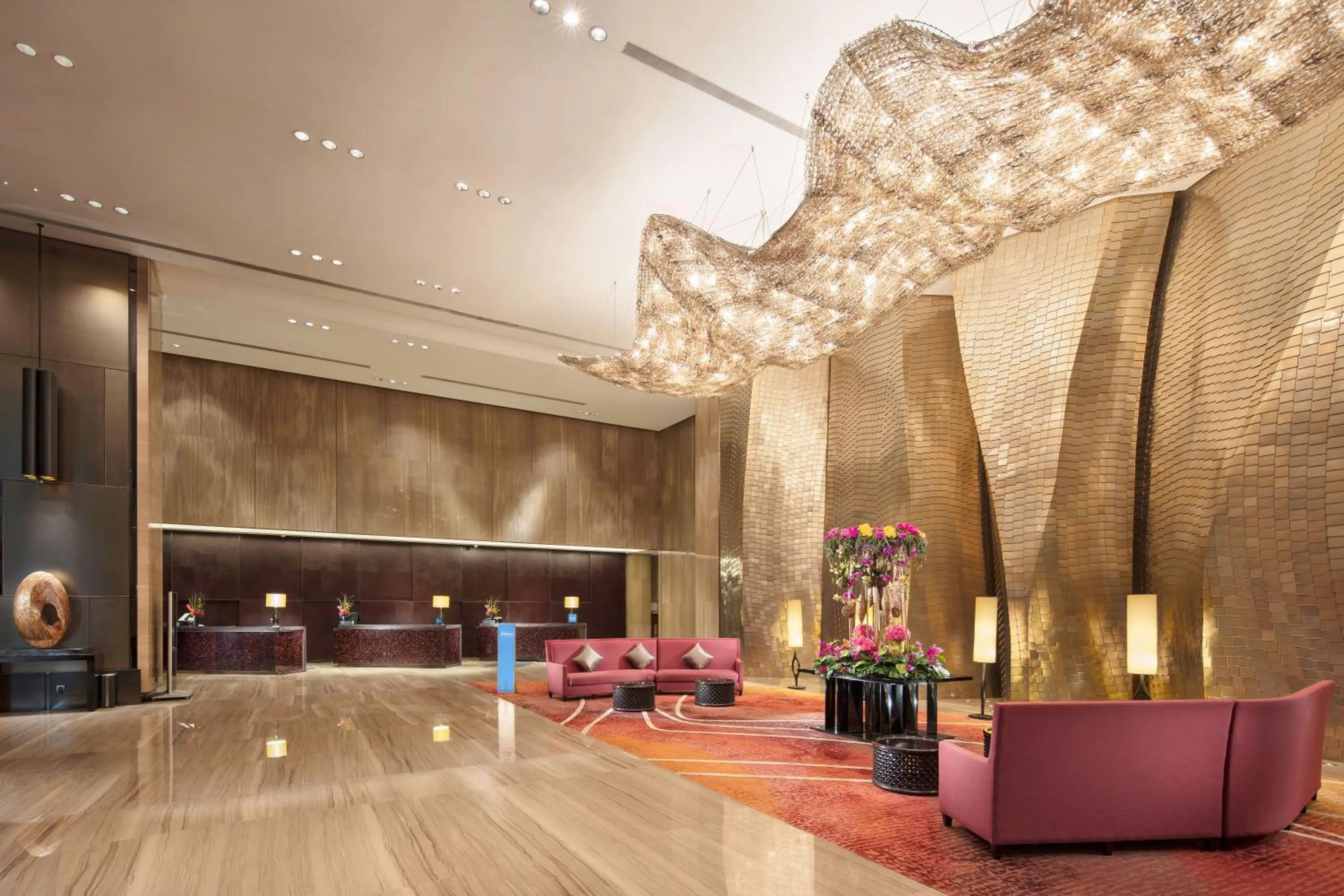 Lobby or reception in Hilton Guangzhou Tianhe