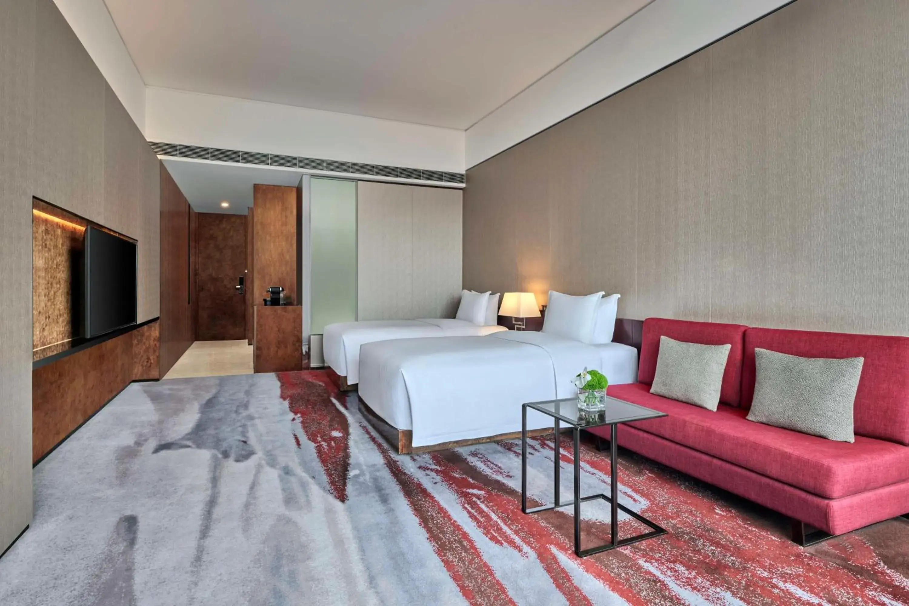 Executive Twin Room in Hilton Guangzhou Tianhe Executive Twin Room in Hilton Guangzhou Tianhe
