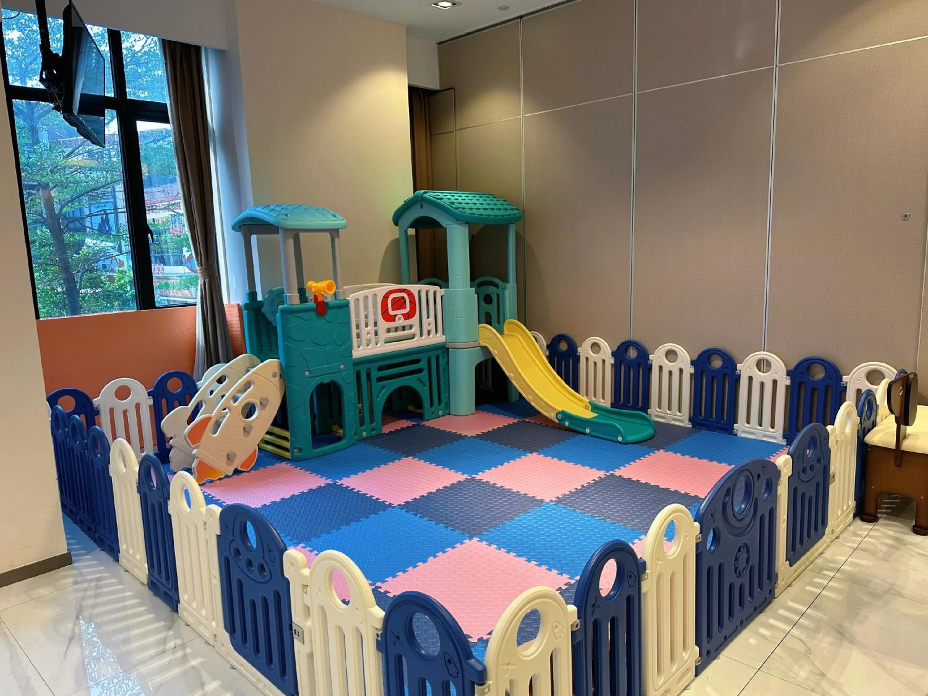 Children play ground in Bridal Tea House Hotel