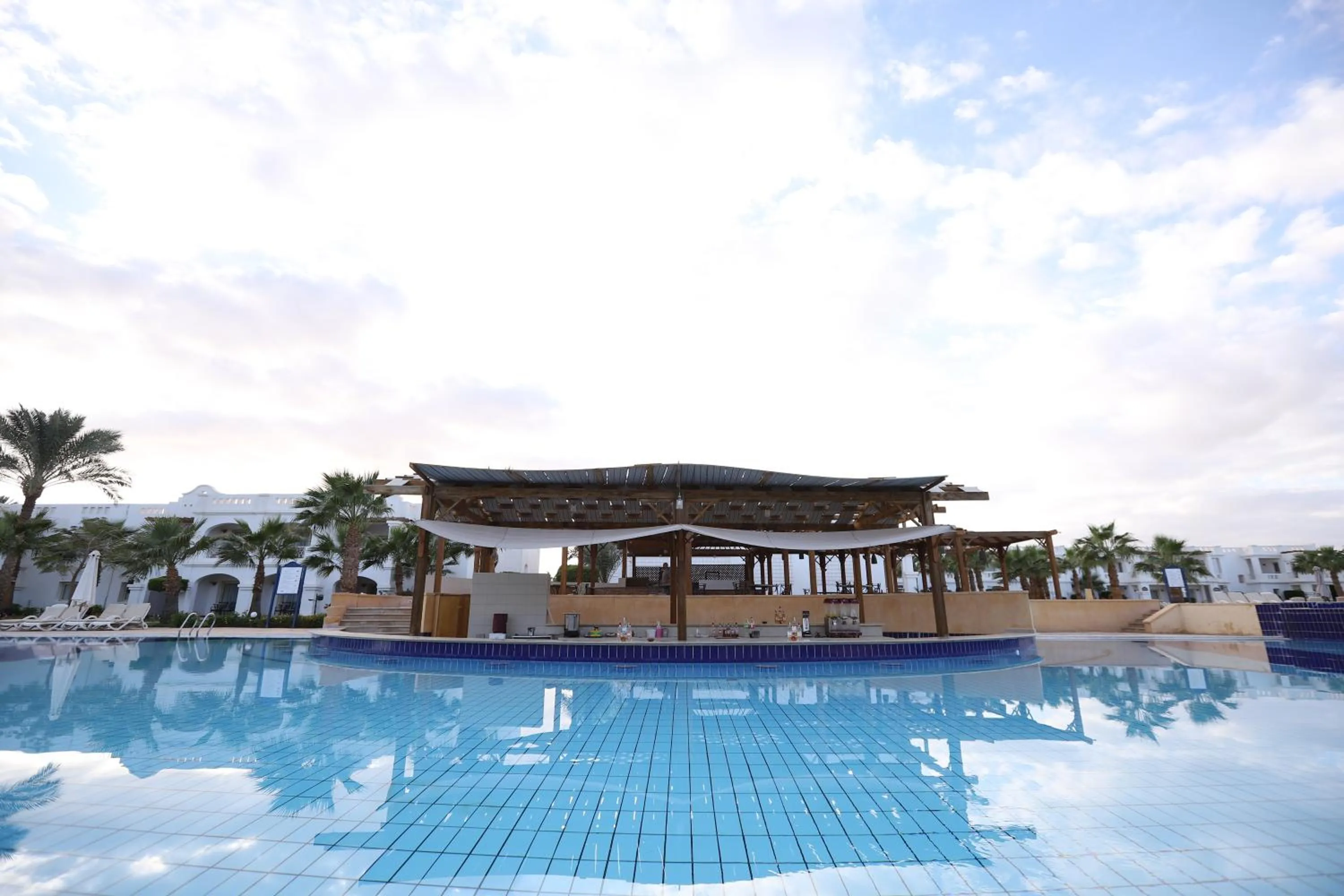 Pool view in Continental Plaza Beach Resort