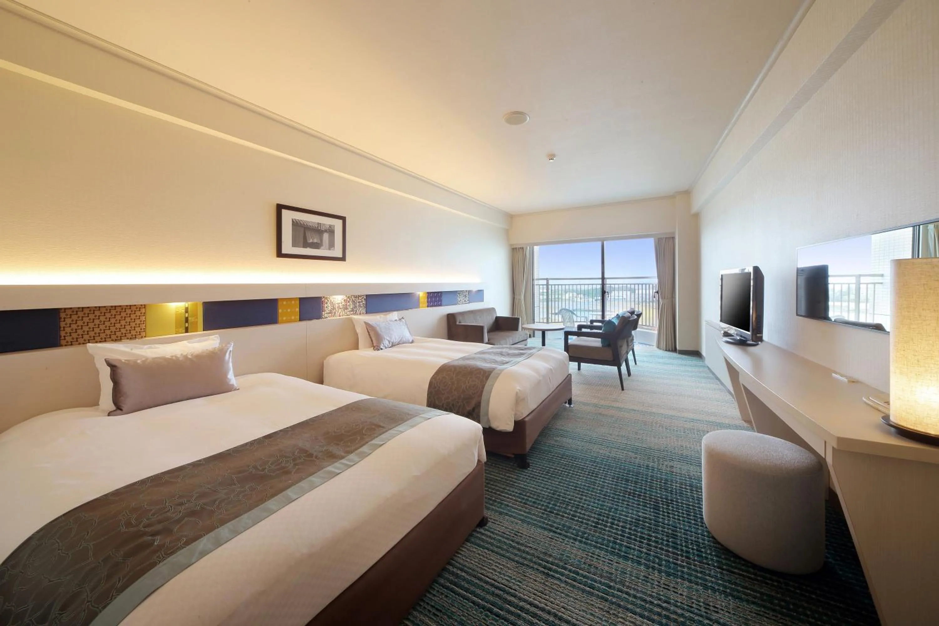 Bed in Loisir Hotel Naha