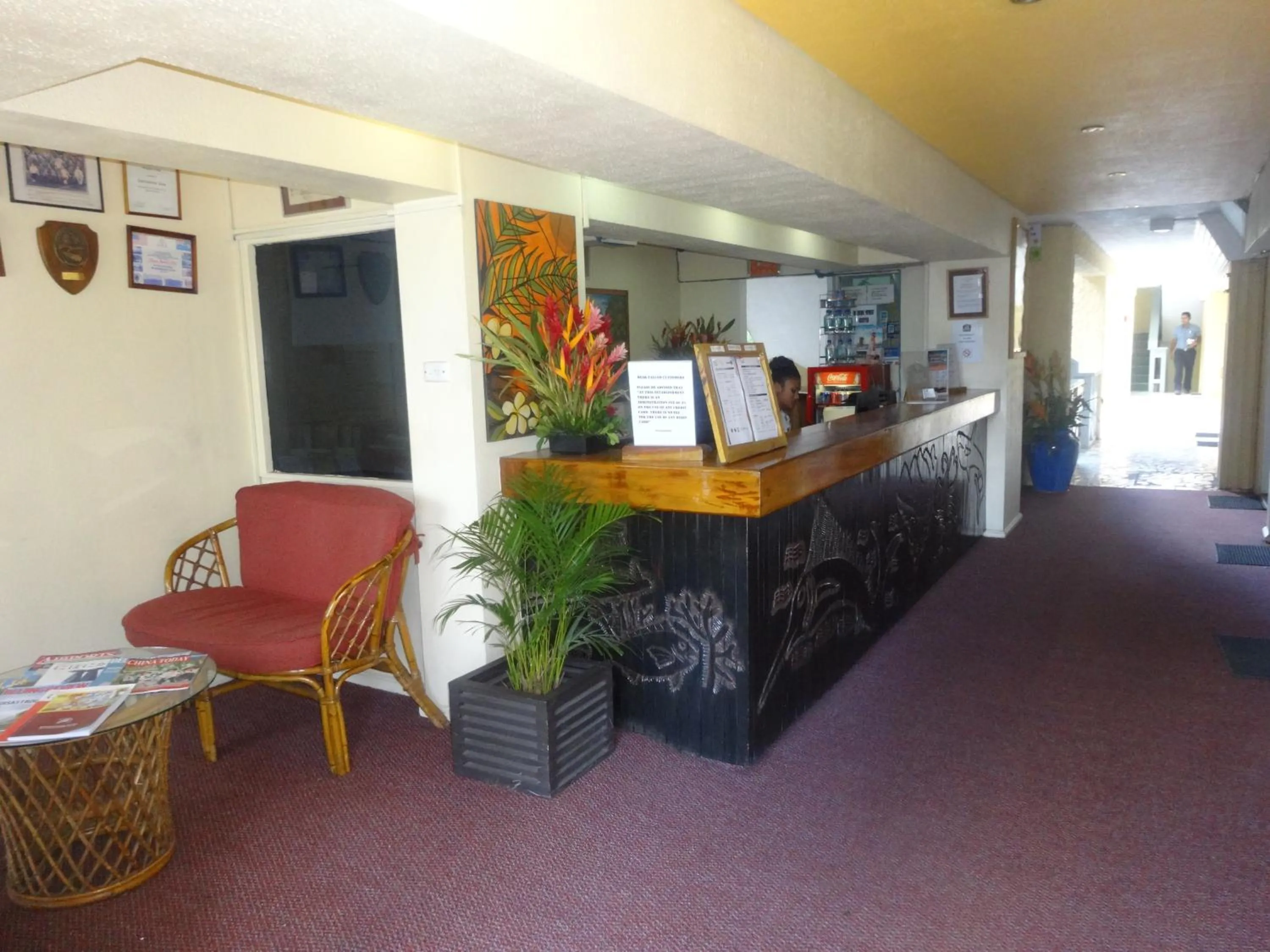 Lobby or reception in Suva Motor Inn