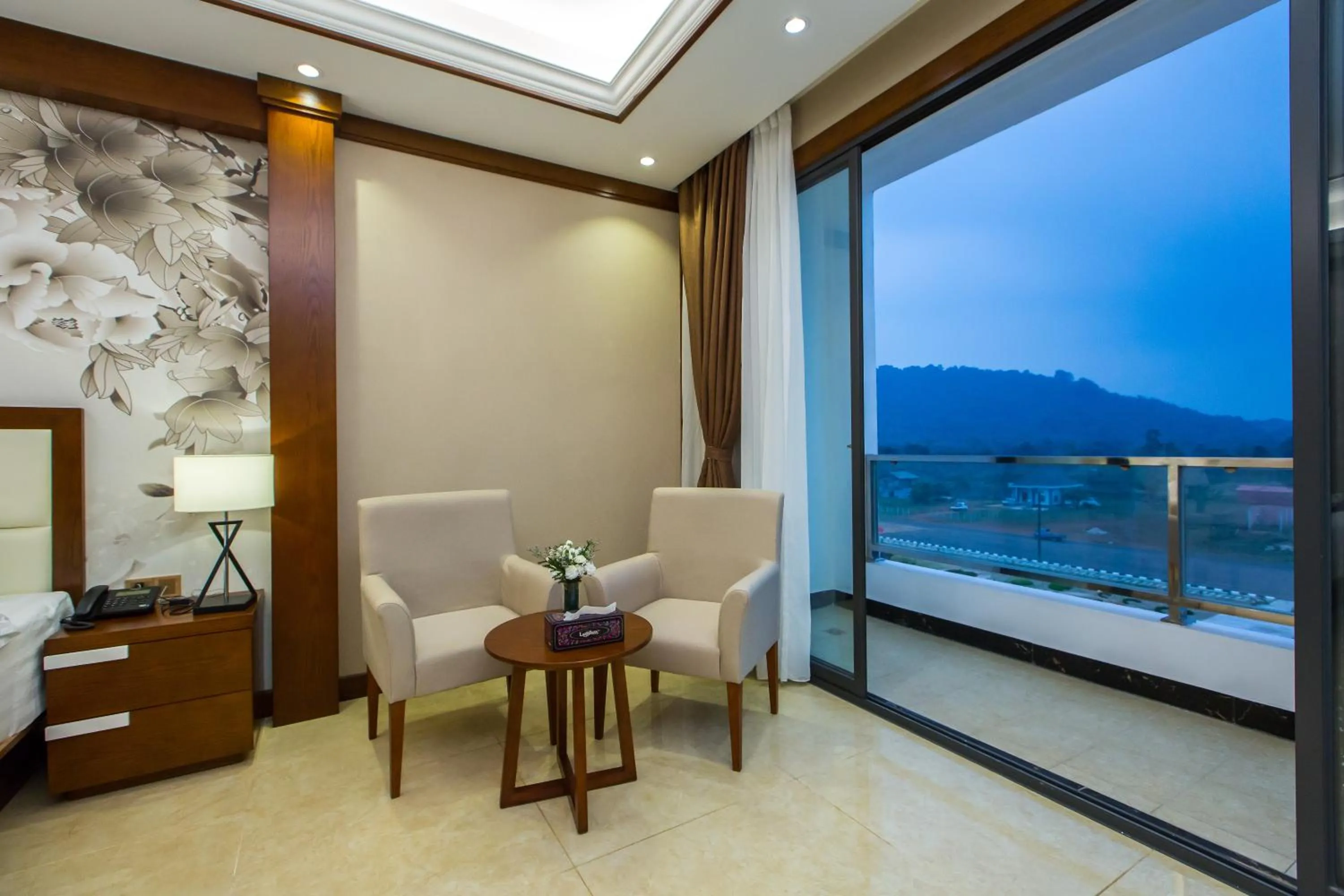 Bedroom in Paksong Danngarm Hotel