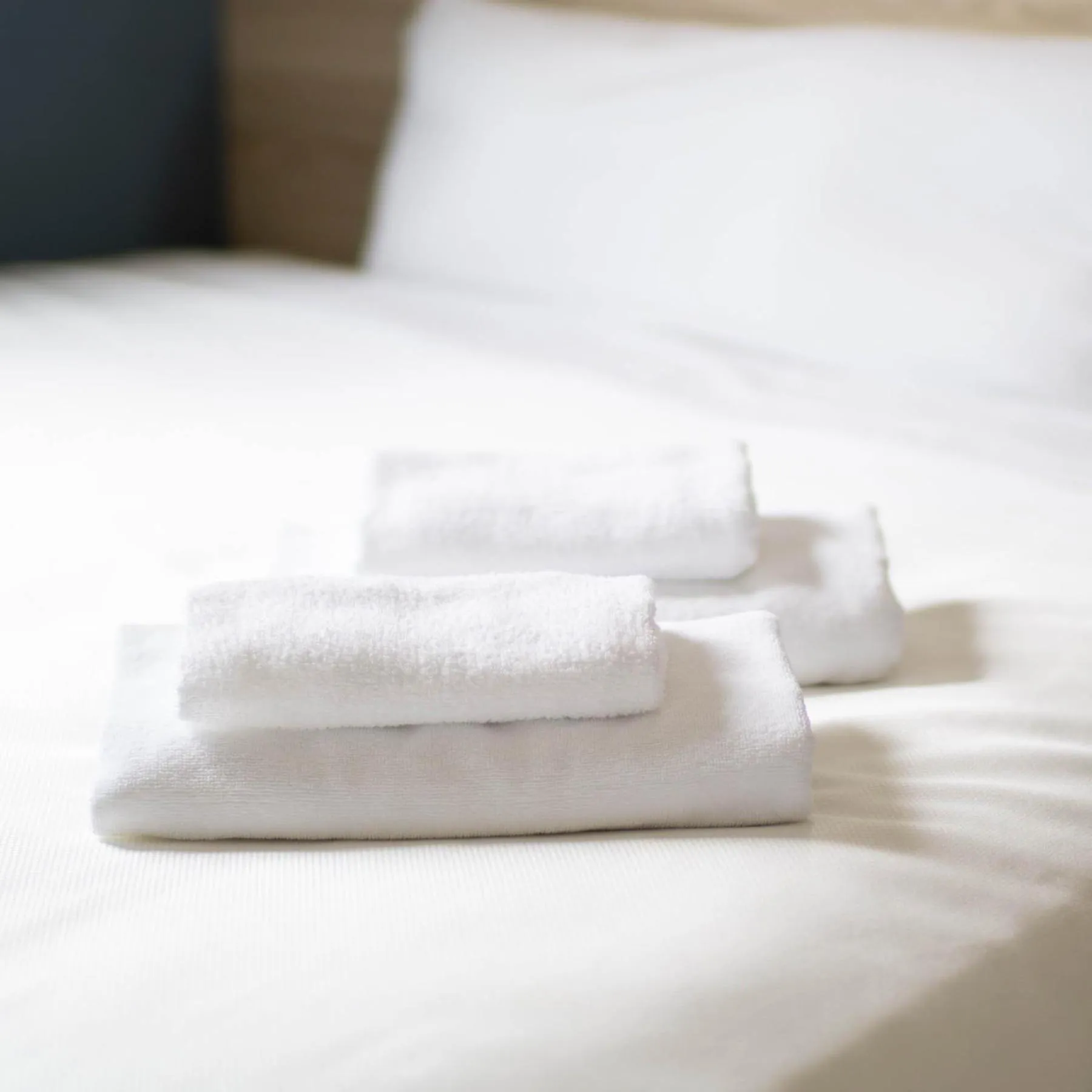 Bed in Super Hotel Okinawa Nago