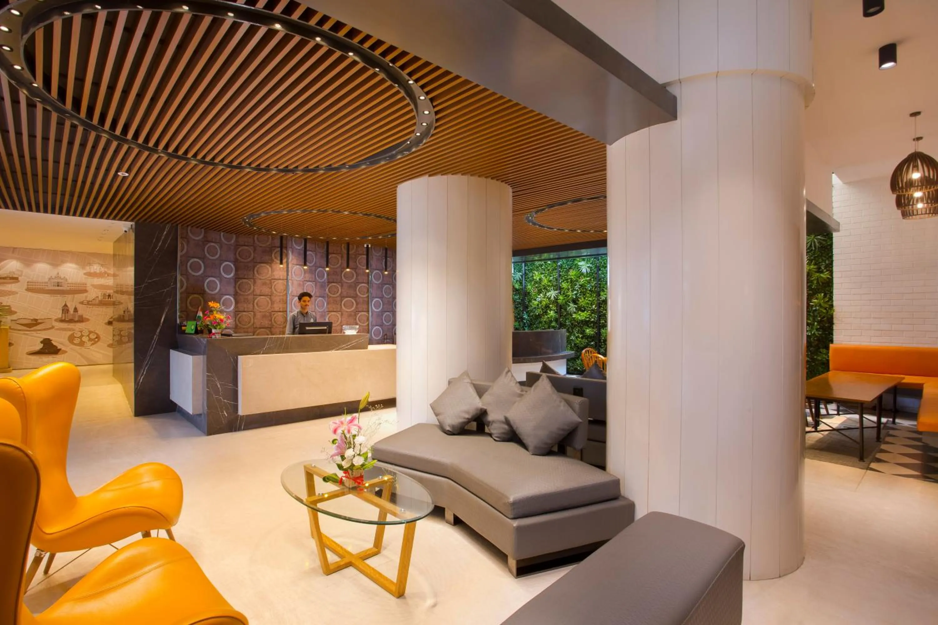 Lobby or reception in Fountain Tree by TGI