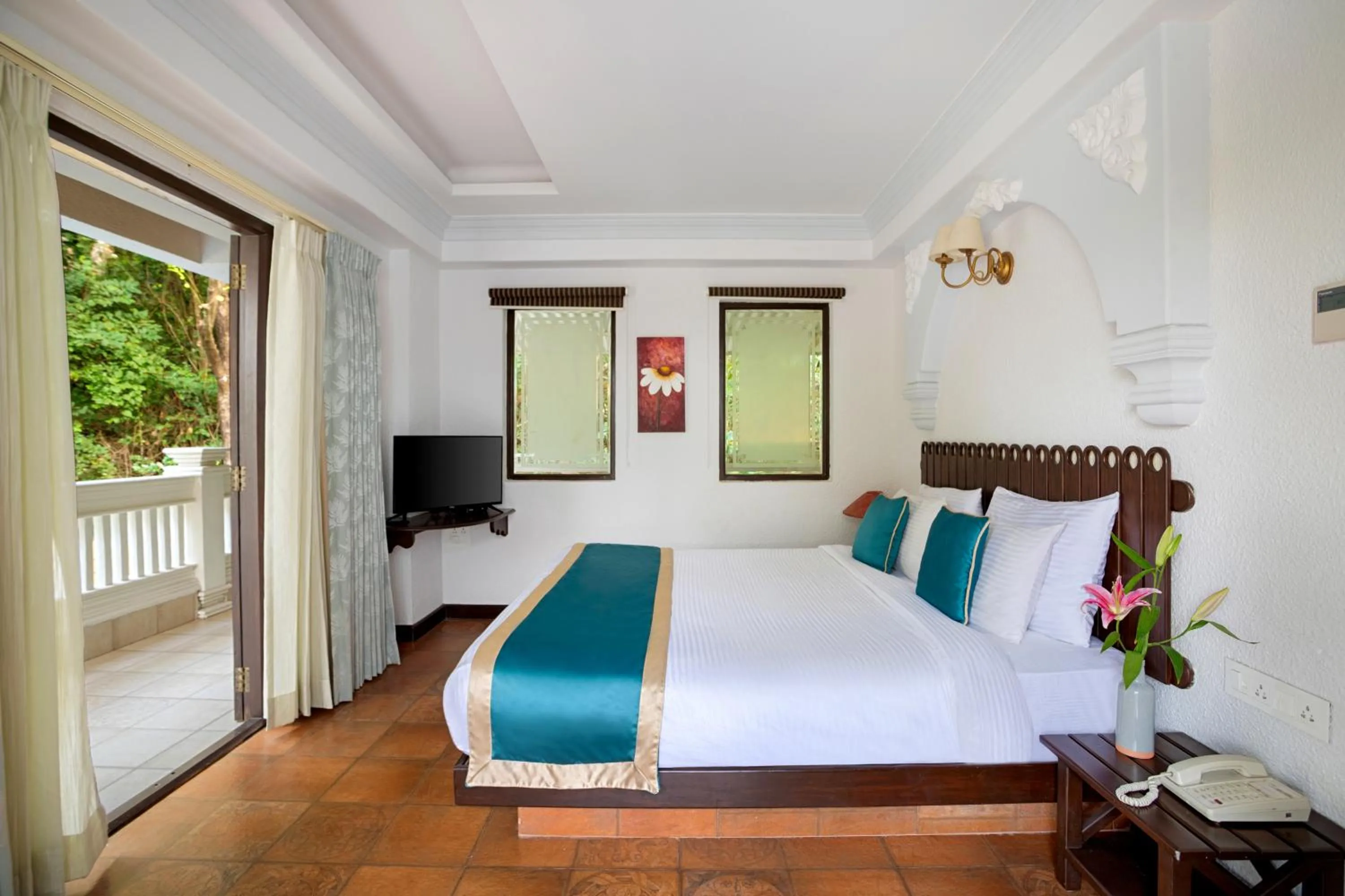 Bed in Ziva Suites - A Botique Hotel
