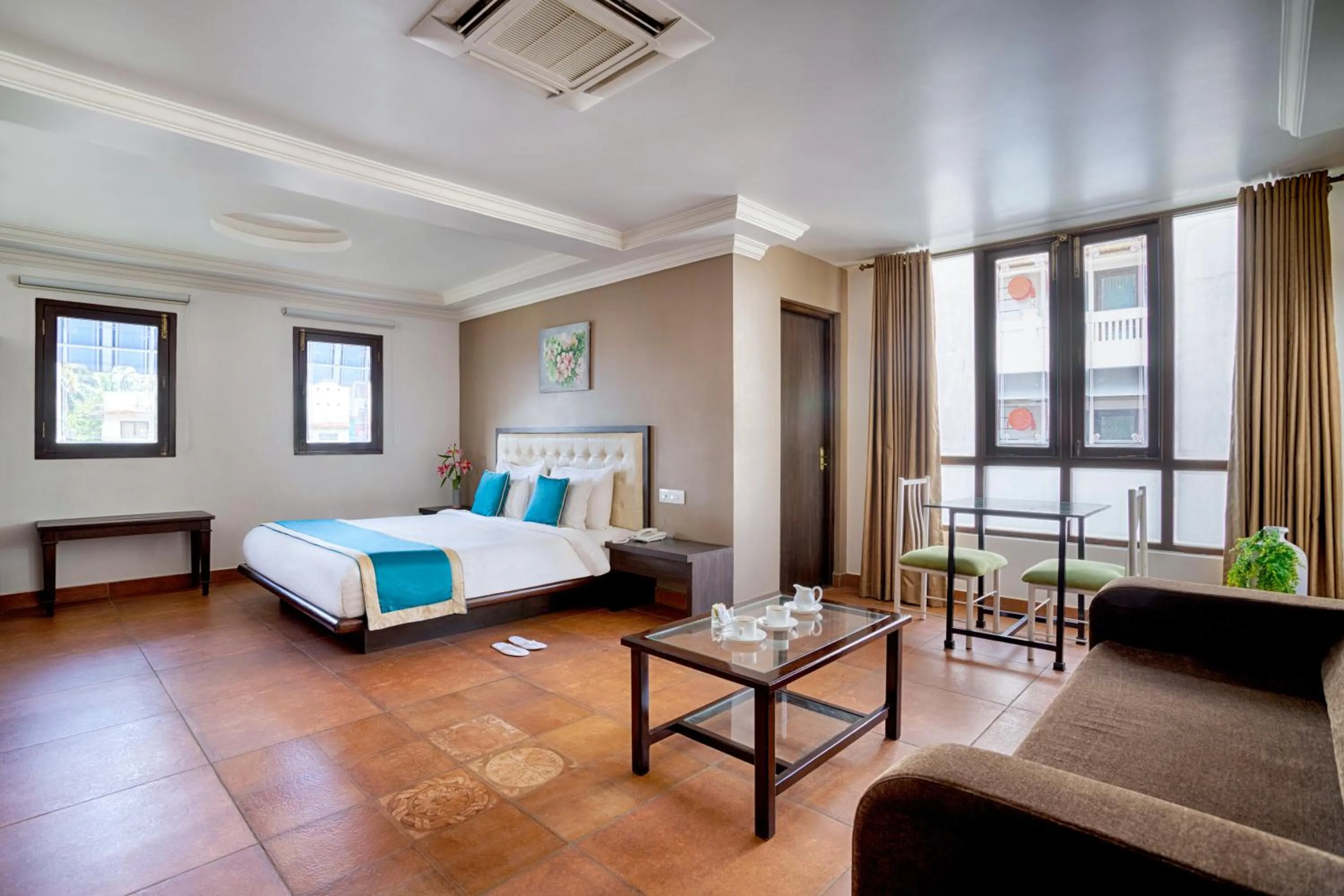 Bed in Ziva Suites - A Botique Hotel