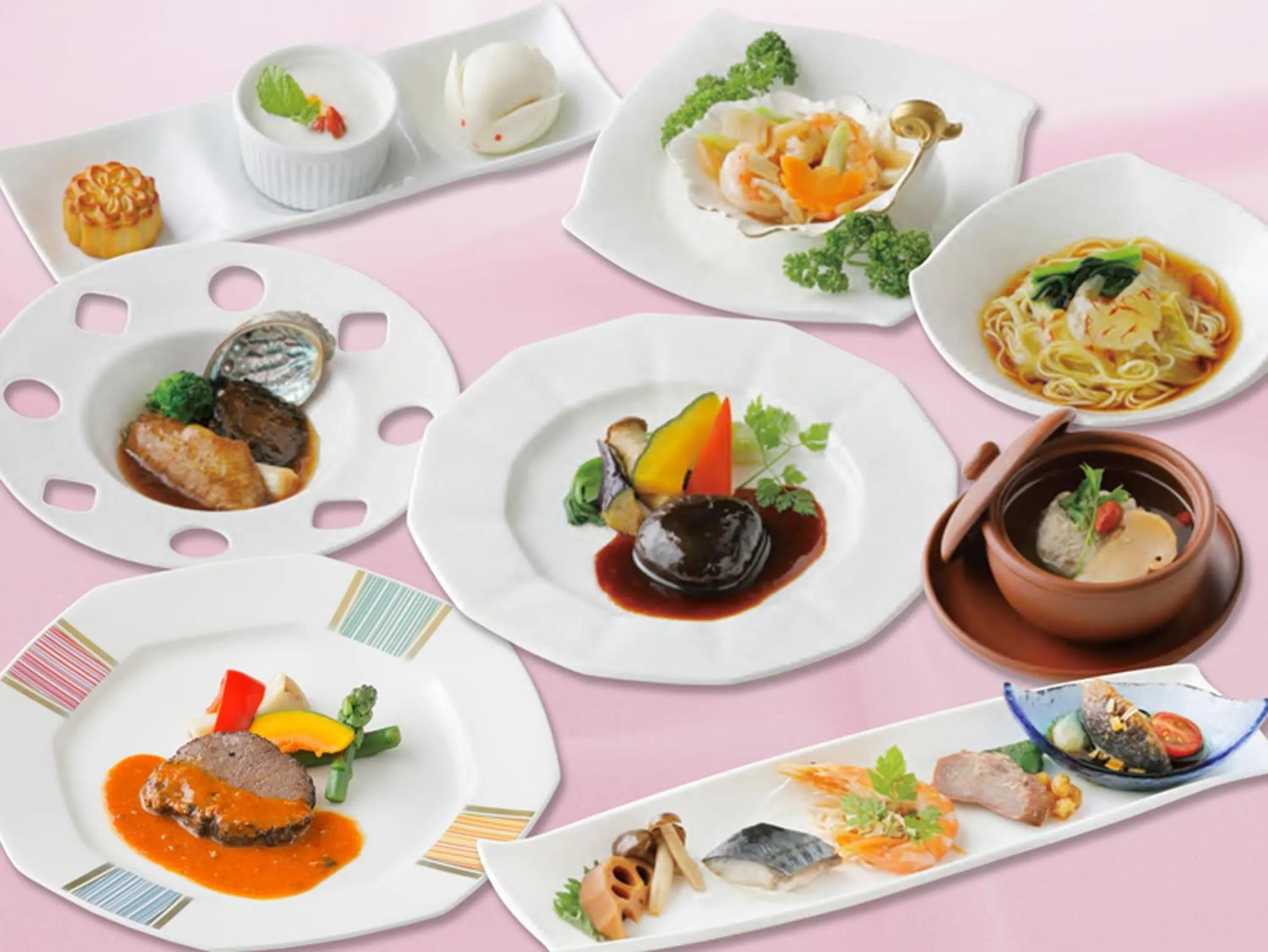 Meals in Hotel Crown Palais Chiryu