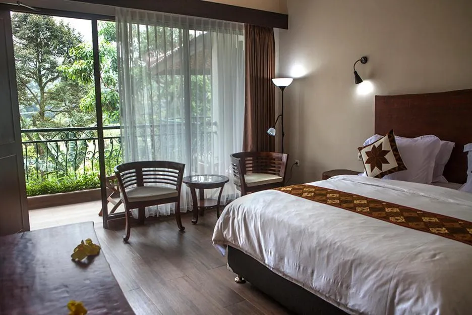 Bed in Villa Sawah Resort Managed by Salak Hospitality