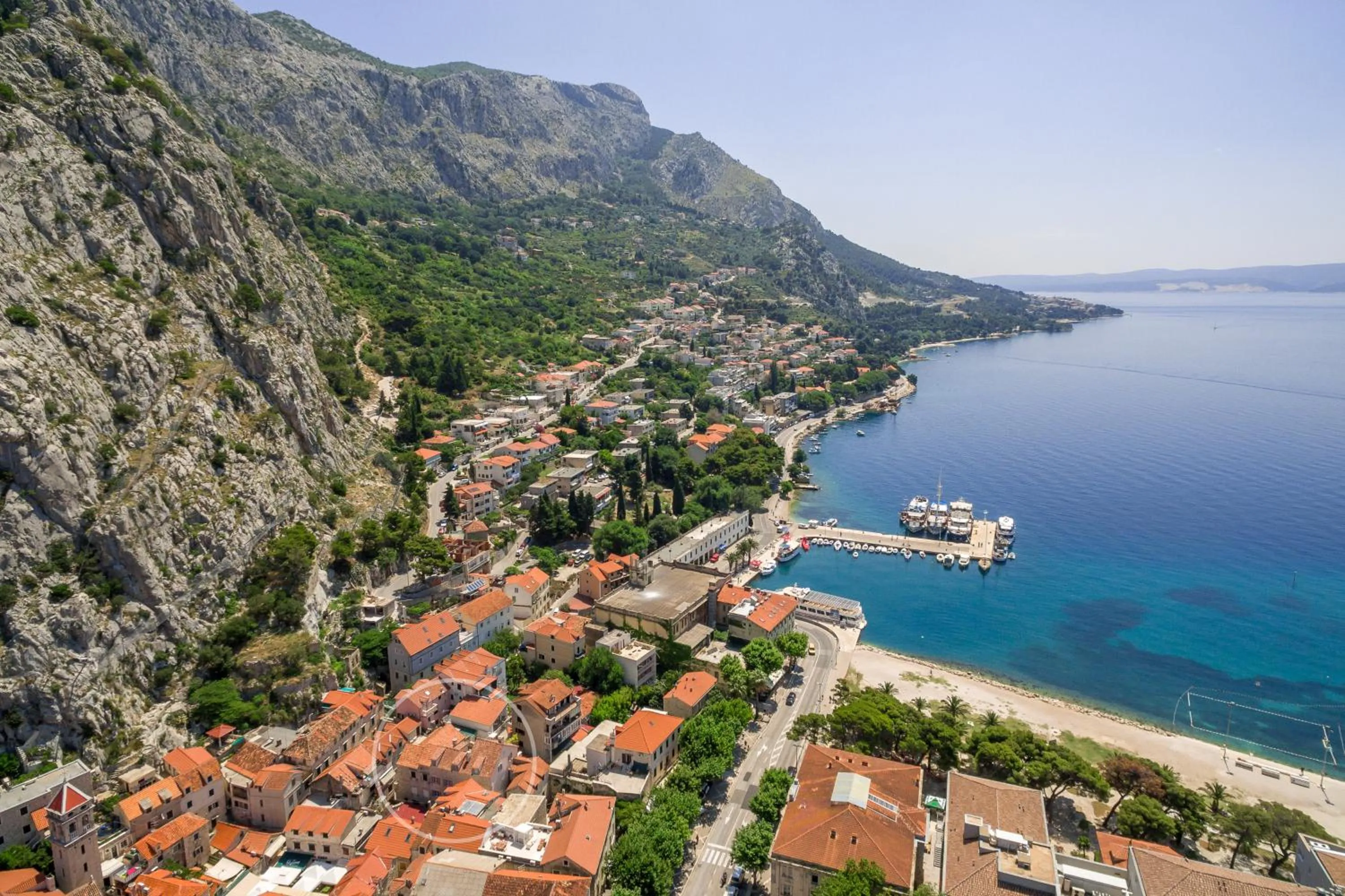 Nearby landmark in Villa Mama - Traditional Apartments in Omis, free parking