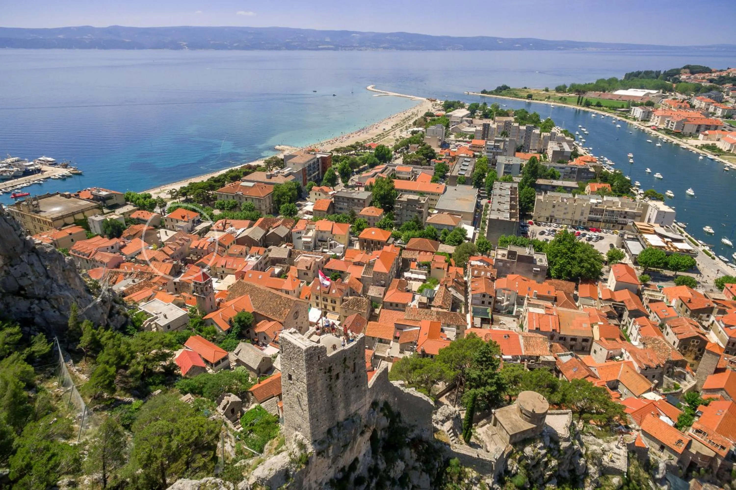 Nearby landmark in Villa Mama - Traditional Apartments in Omis, free parking