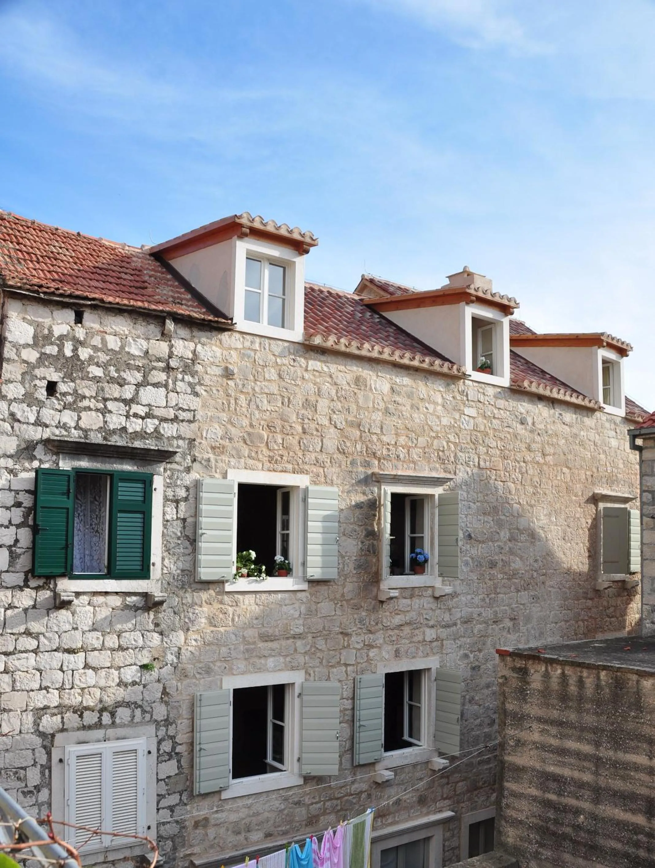 Property building in Villa Mama - Traditional Apartments in Omis, free parking