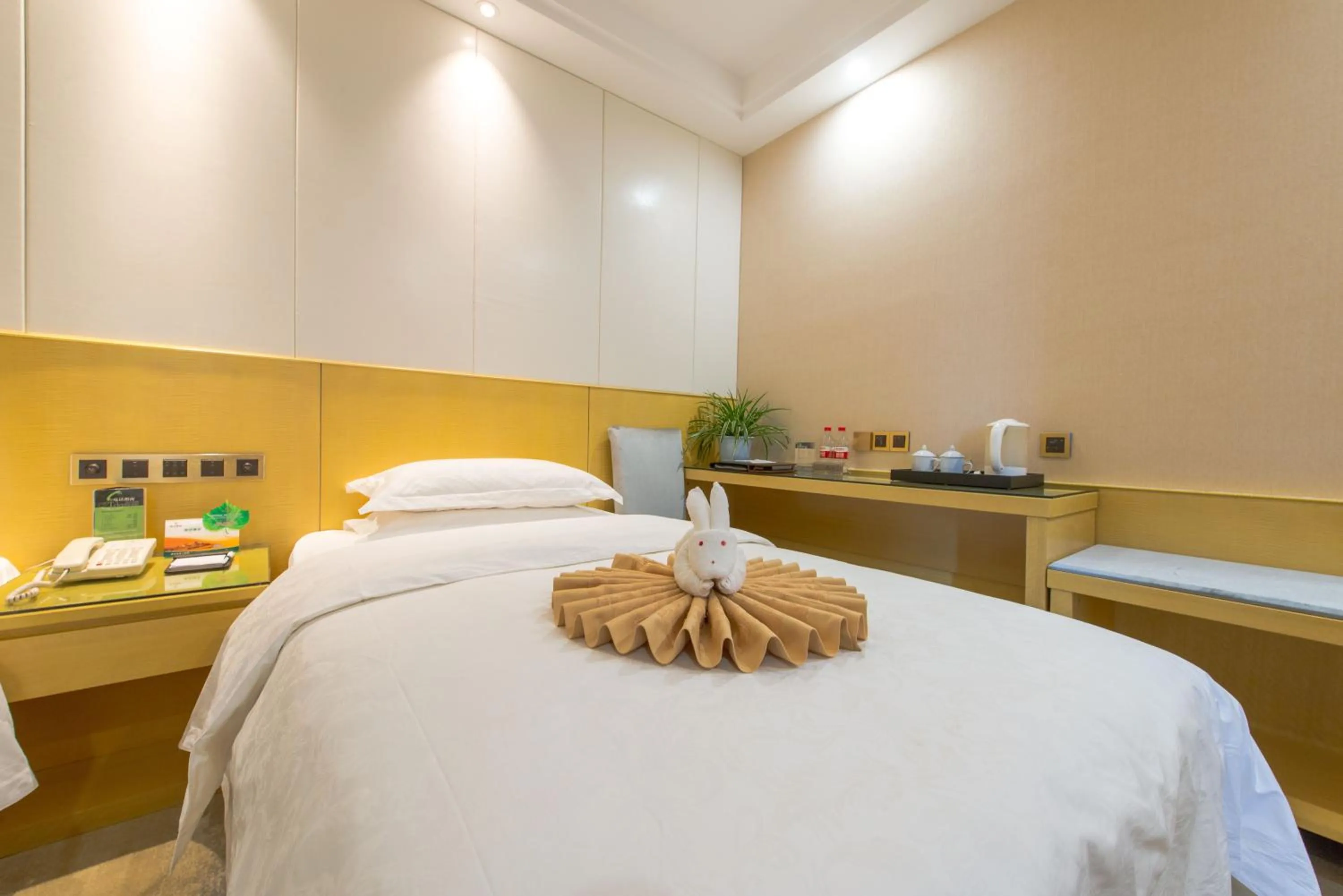 Bed in Dunhuang Hotel