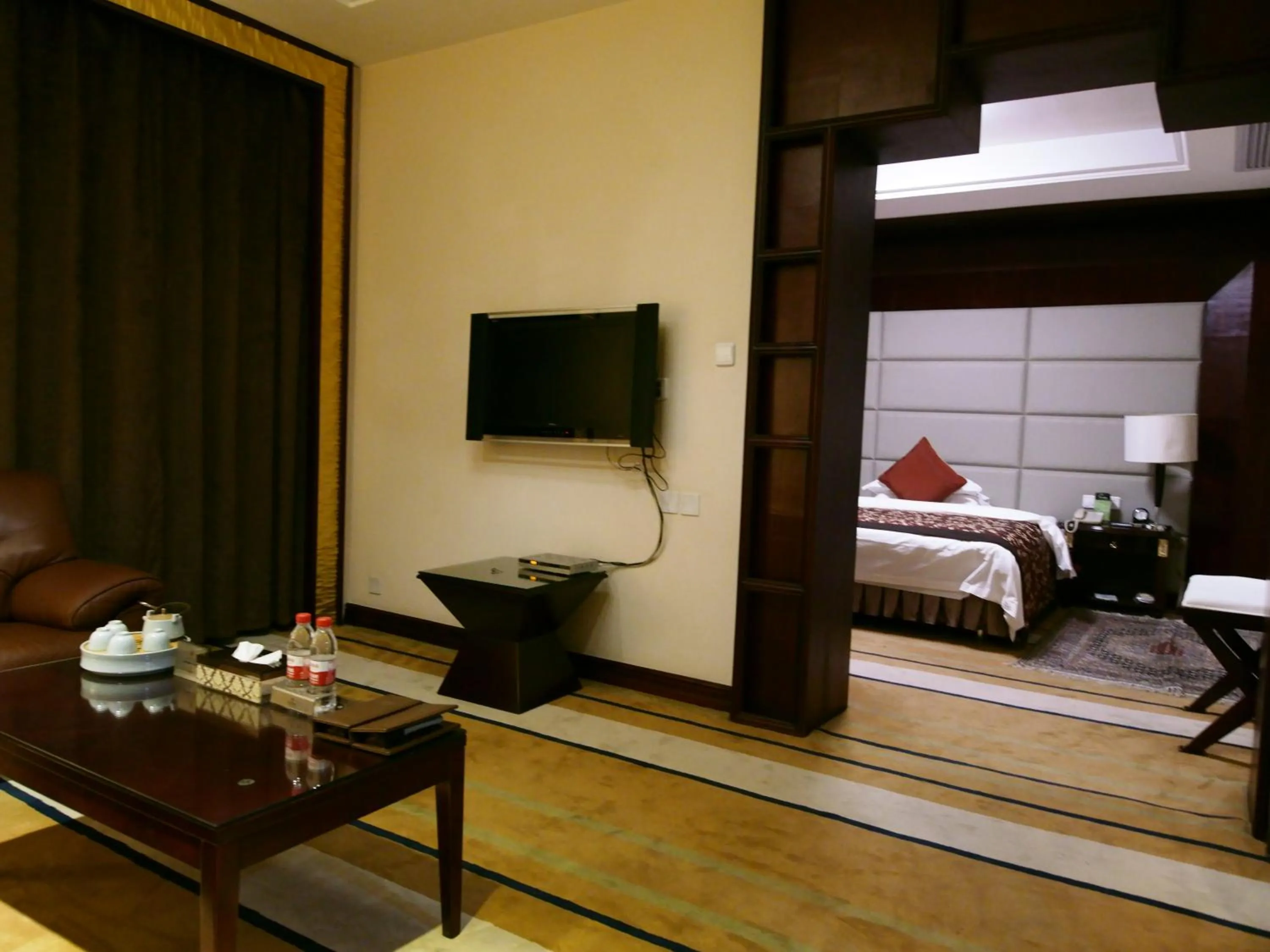 Bed in Dunhuang Hotel