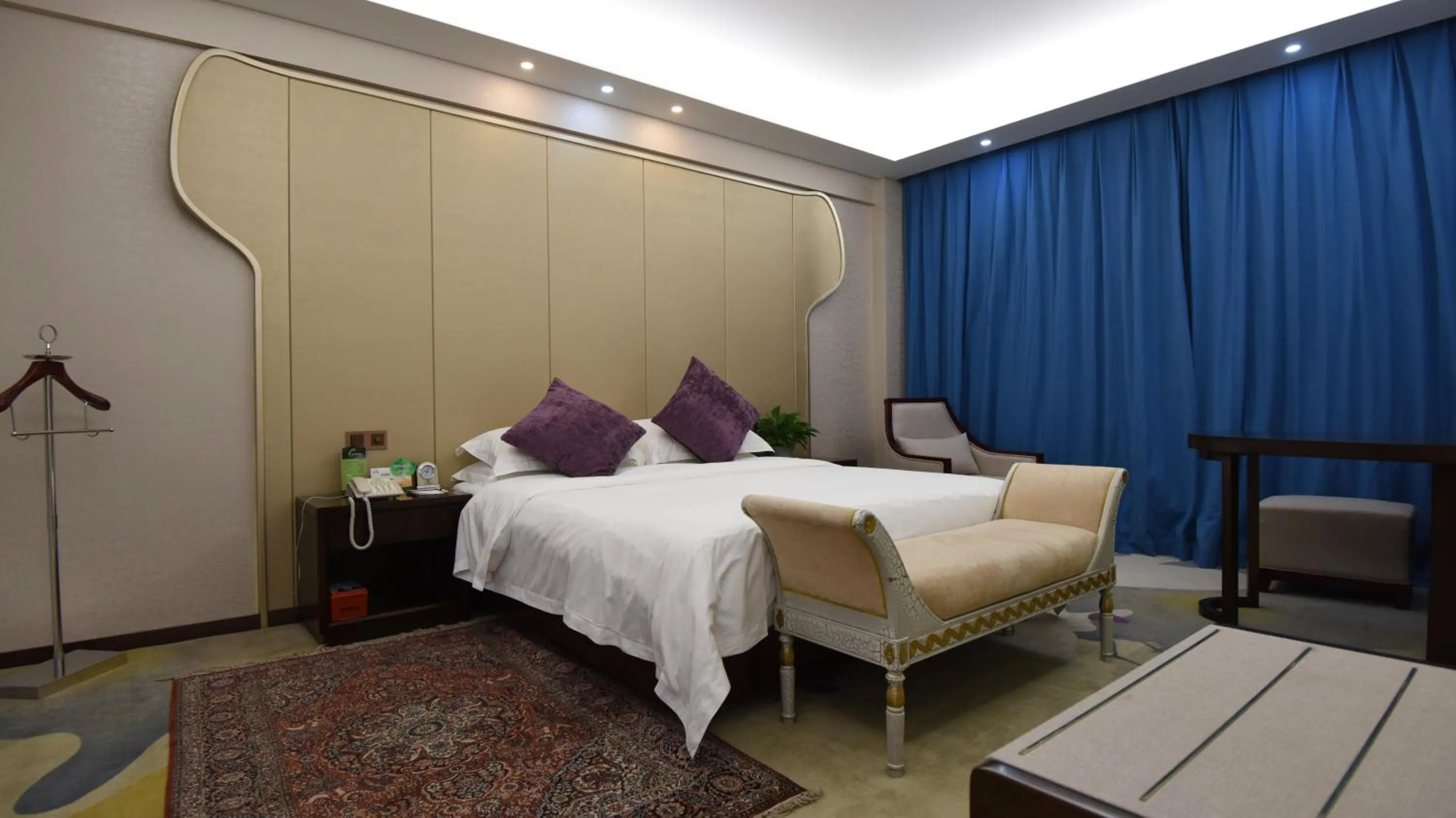 Bed in Dunhuang Hotel