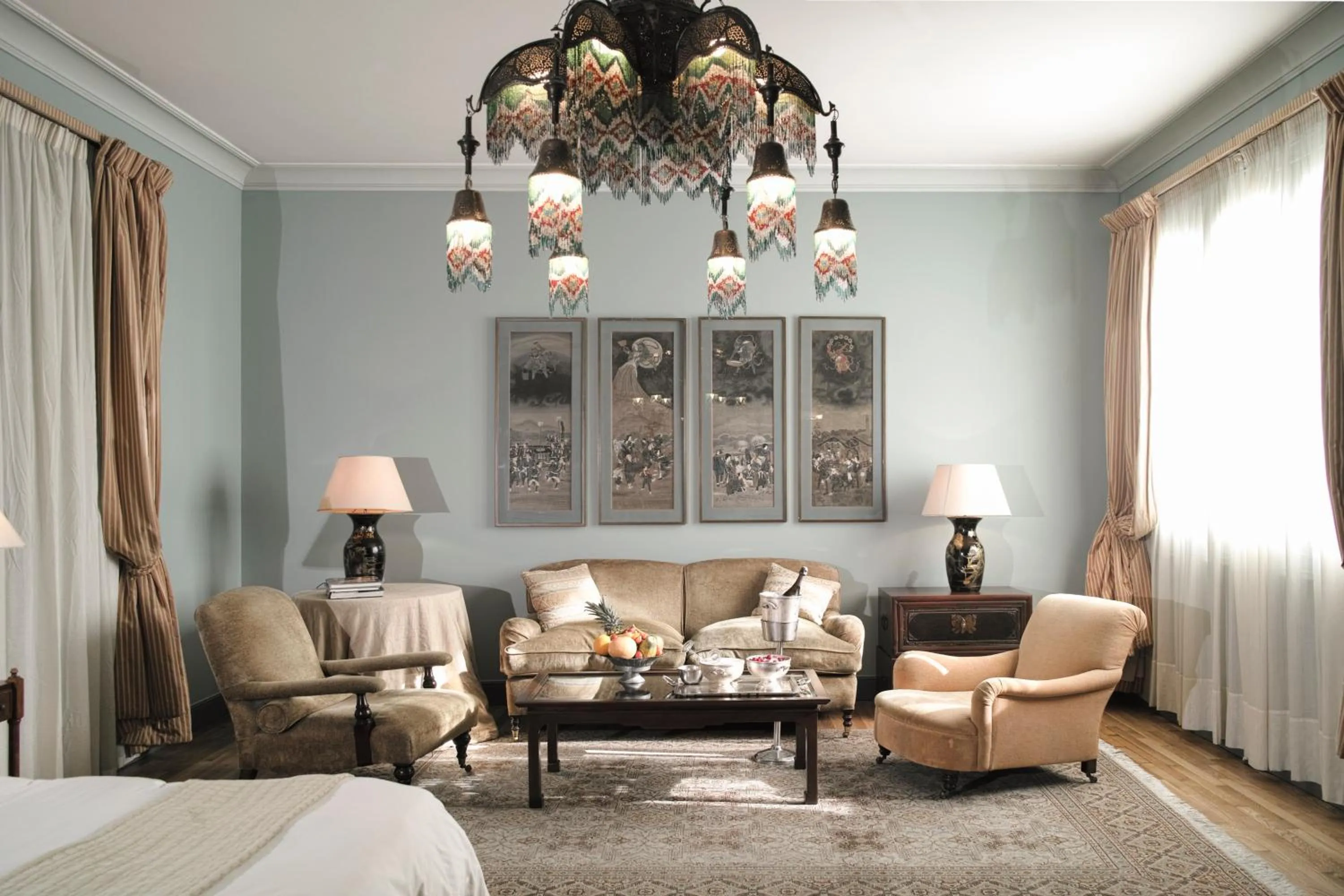 Seating area, Bed in Albergo Hotel