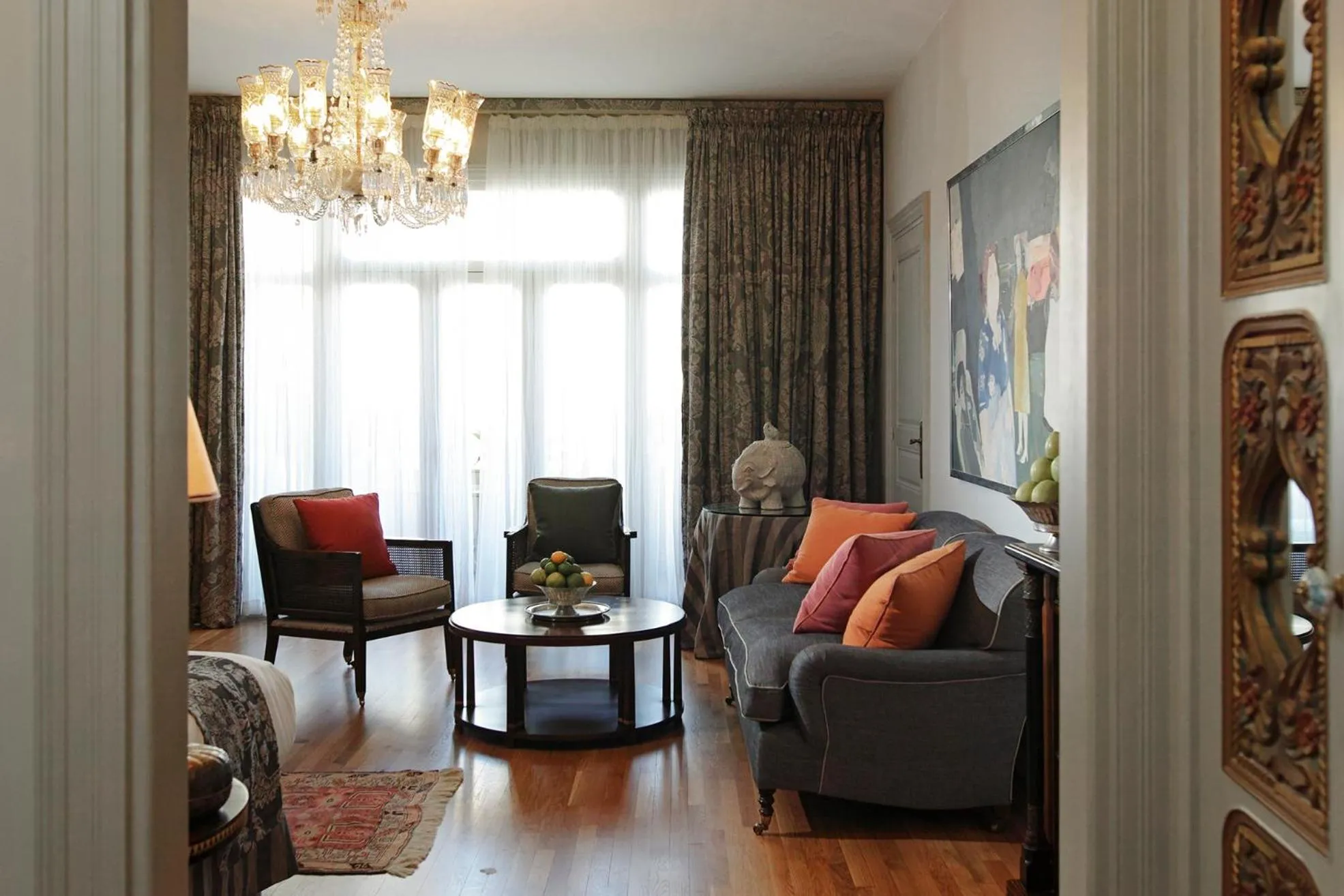 Seating area in Albergo Hotel