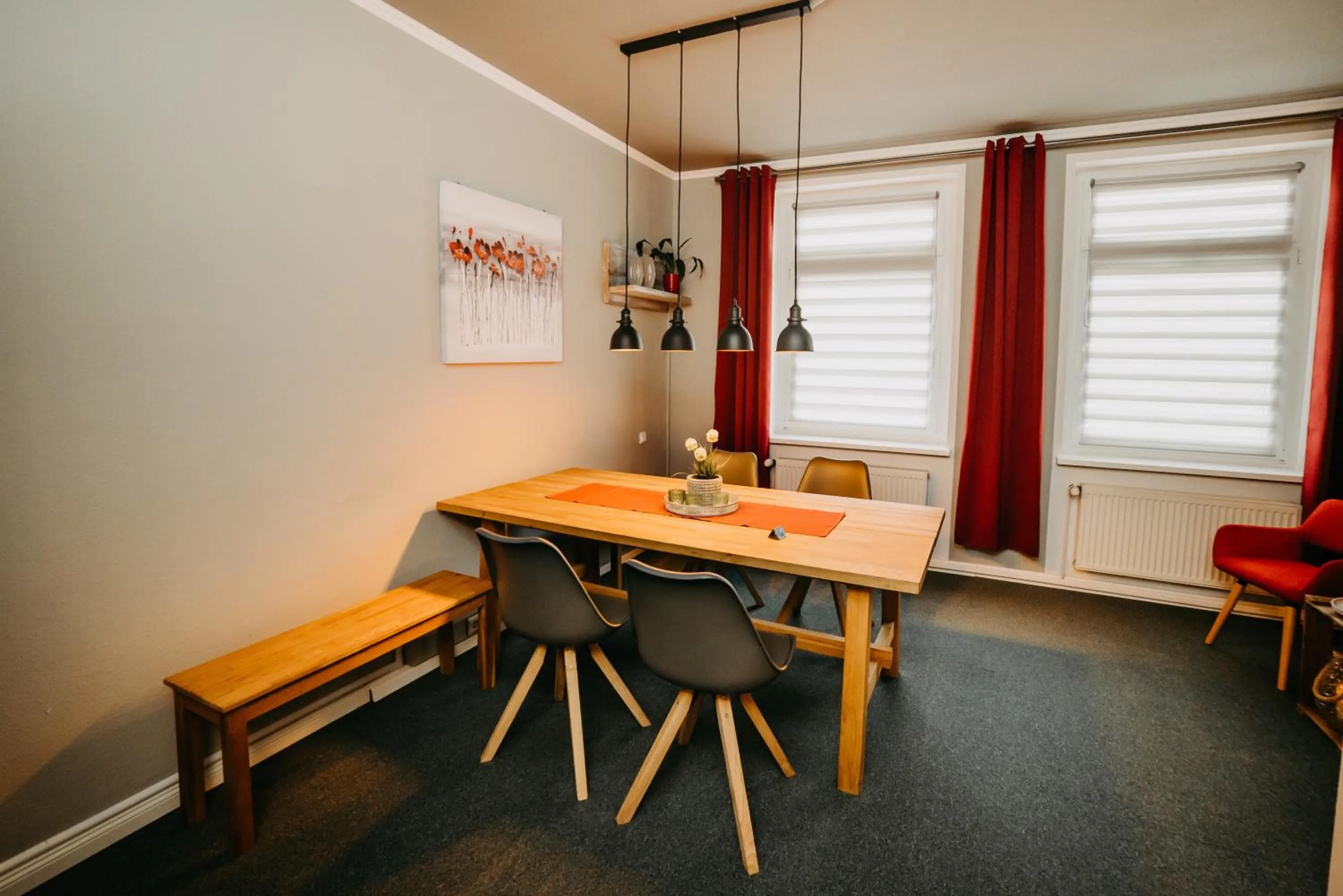 Lounge or bar in Hotel Garni "Villa am Schaalsee"