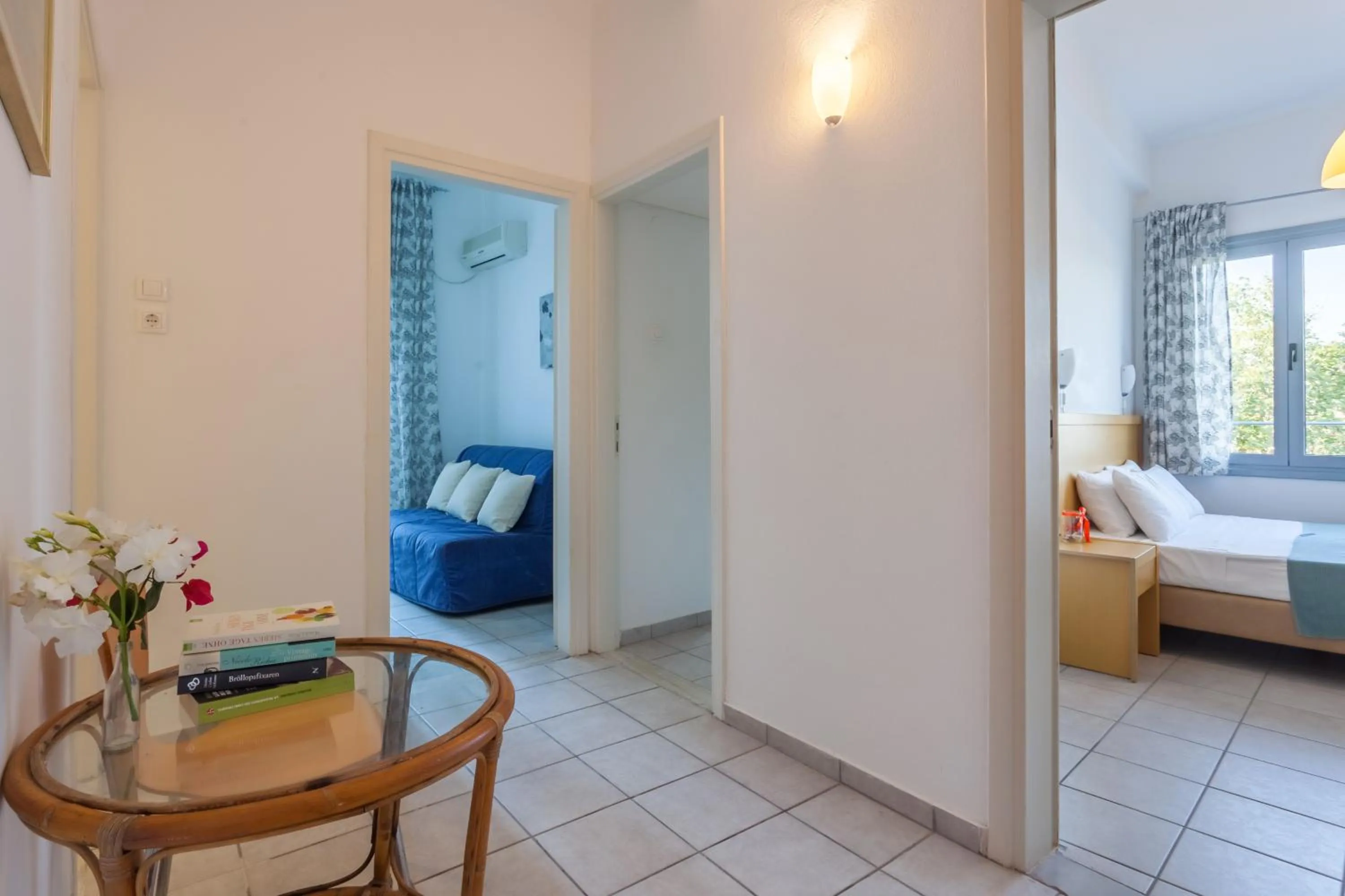 Living room, Bed in Argo Pension