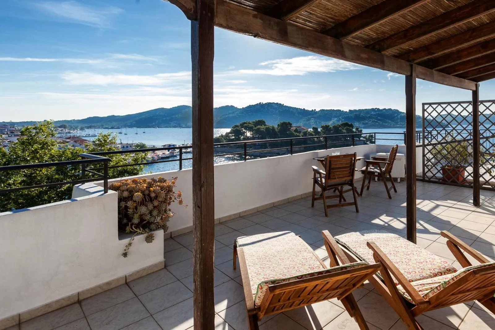 Balcony/Terrace in Argo Pension