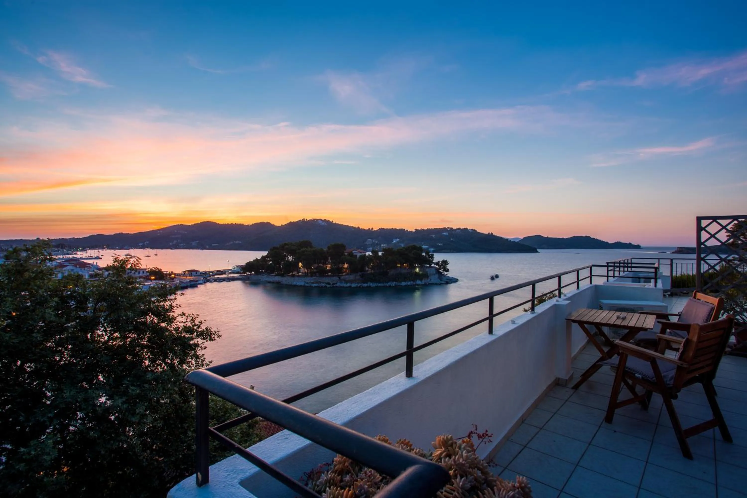 Balcony/Terrace in Argo Pension