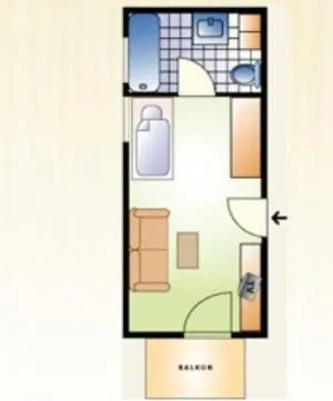 Floor plan in Hotel Solstein