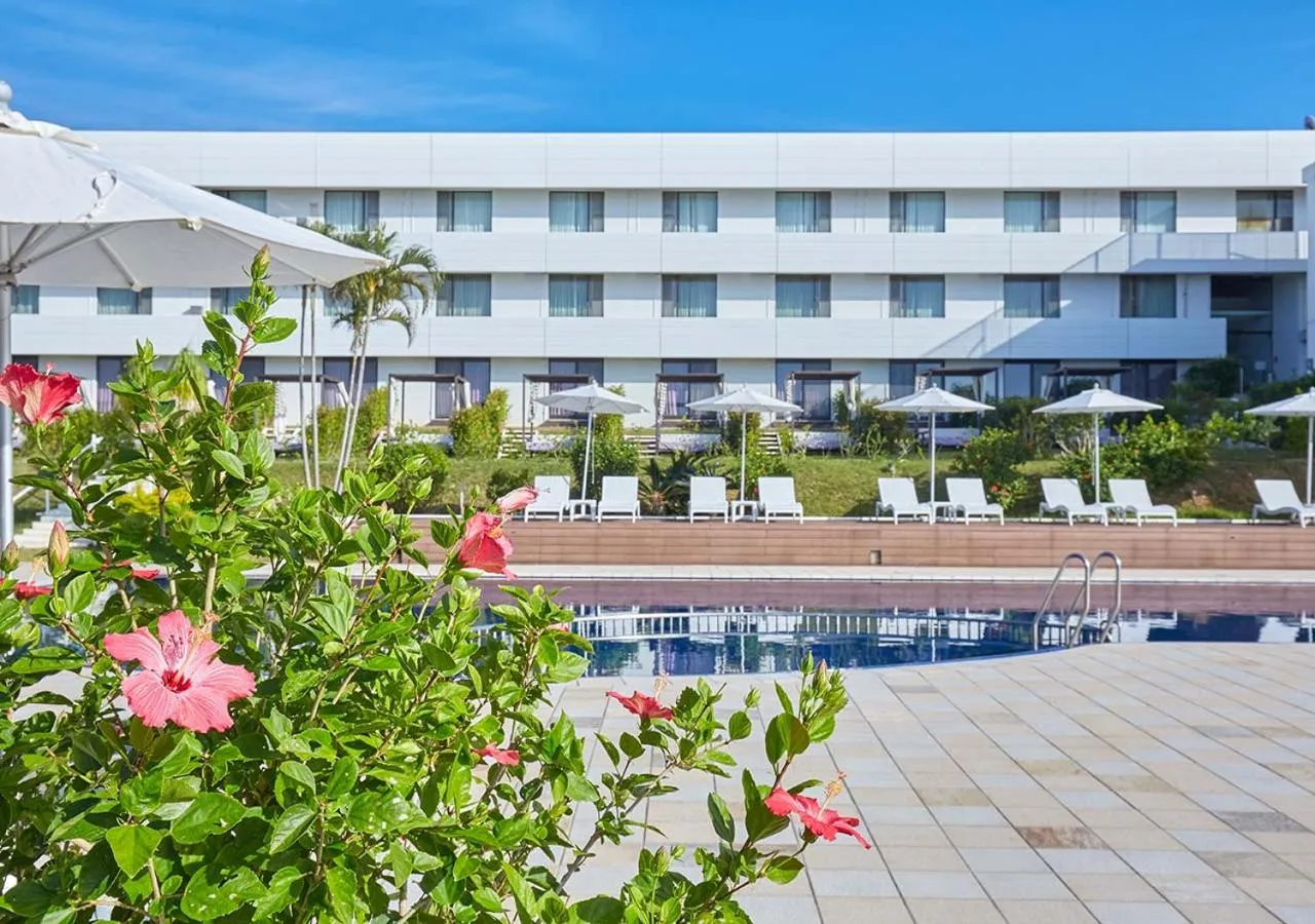 Pool view in Royal View Hotel Churaumi
