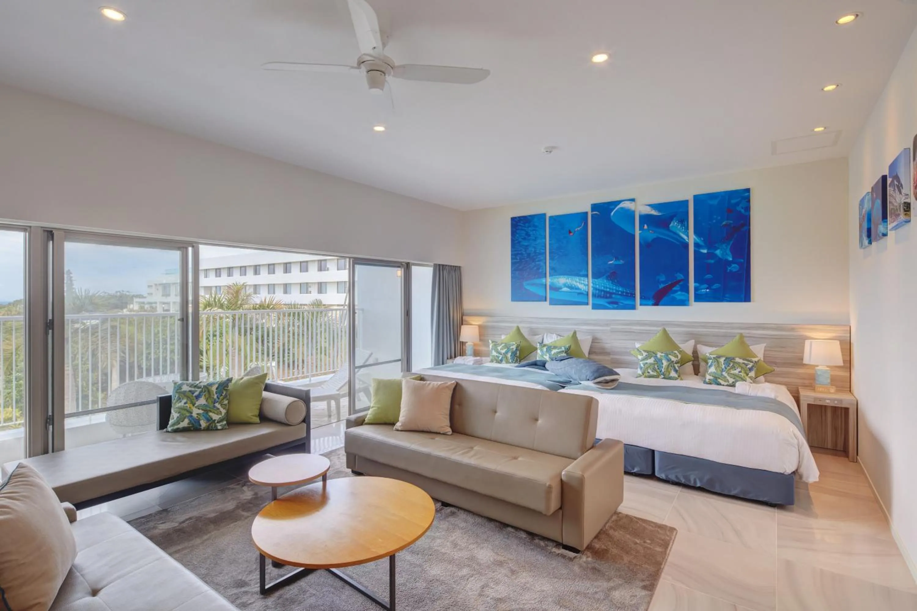 Photo of the whole room in Royal View Hotel Churaumi