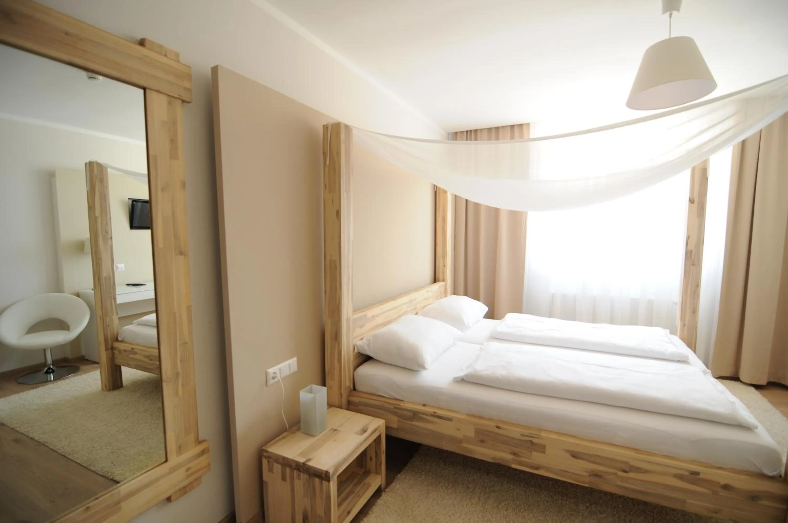 Bed in Hotel Restaurant FIDI