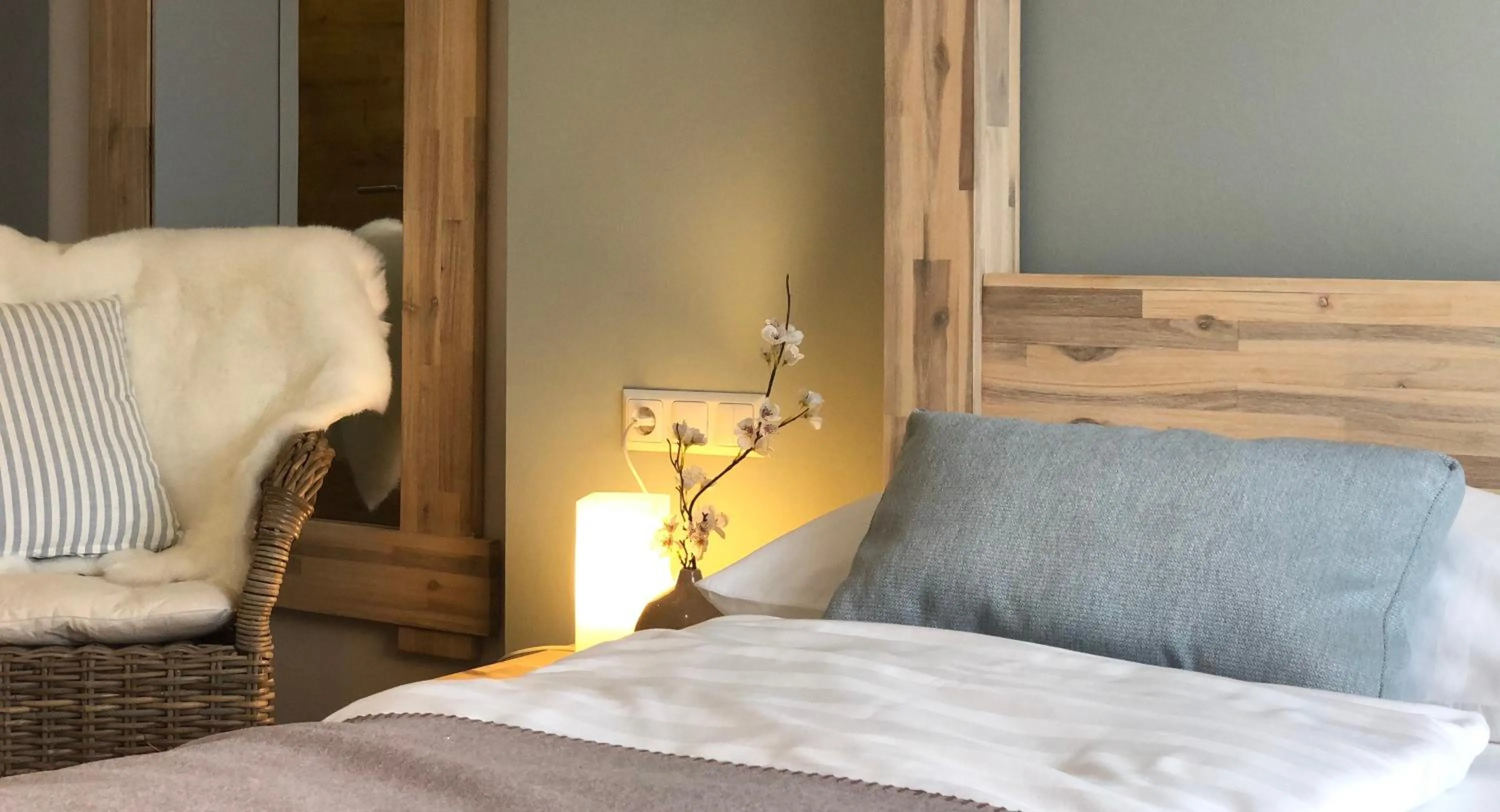 Decorative detail, Bed in Hotel Restaurant FIDI