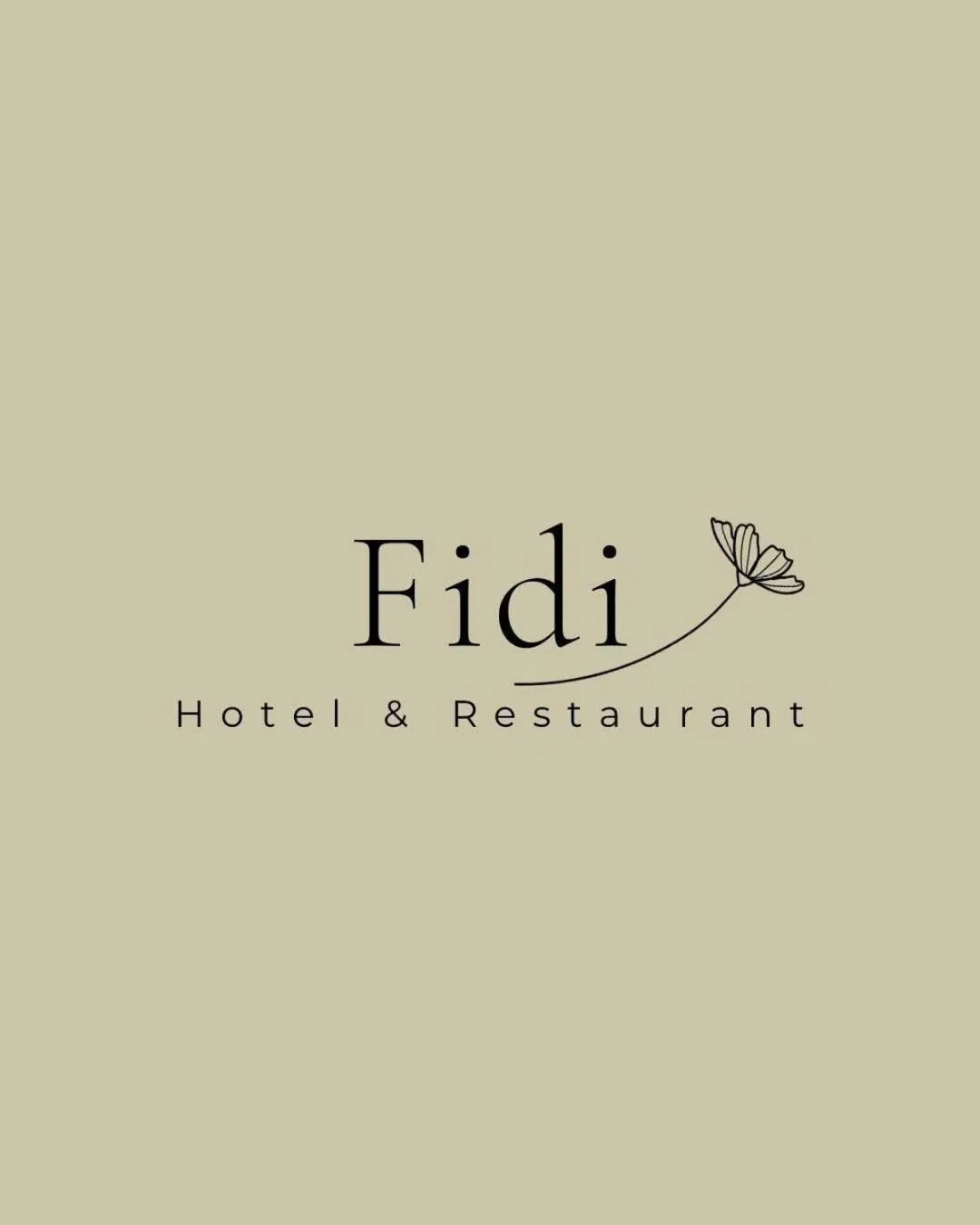 Logo/Certificate/Sign in Hotel Restaurant FIDI