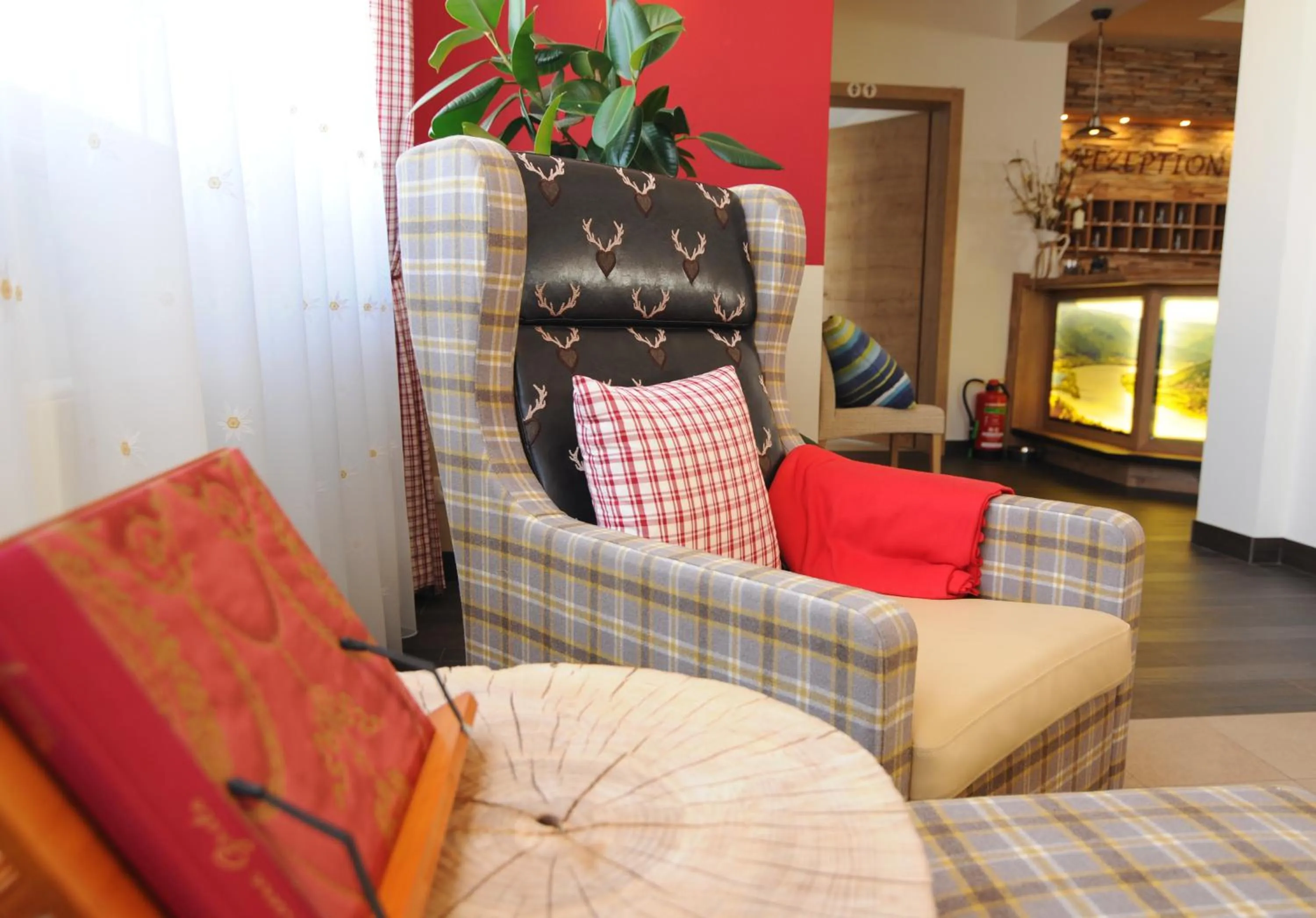 Lobby or reception in Hotel Restaurant FIDI