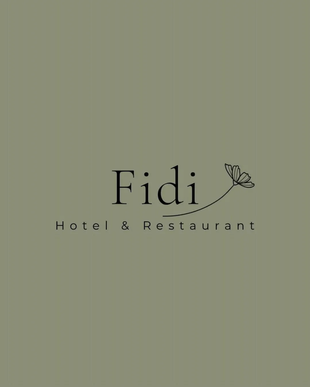 Logo/Certificate/Sign in Hotel Restaurant FIDI