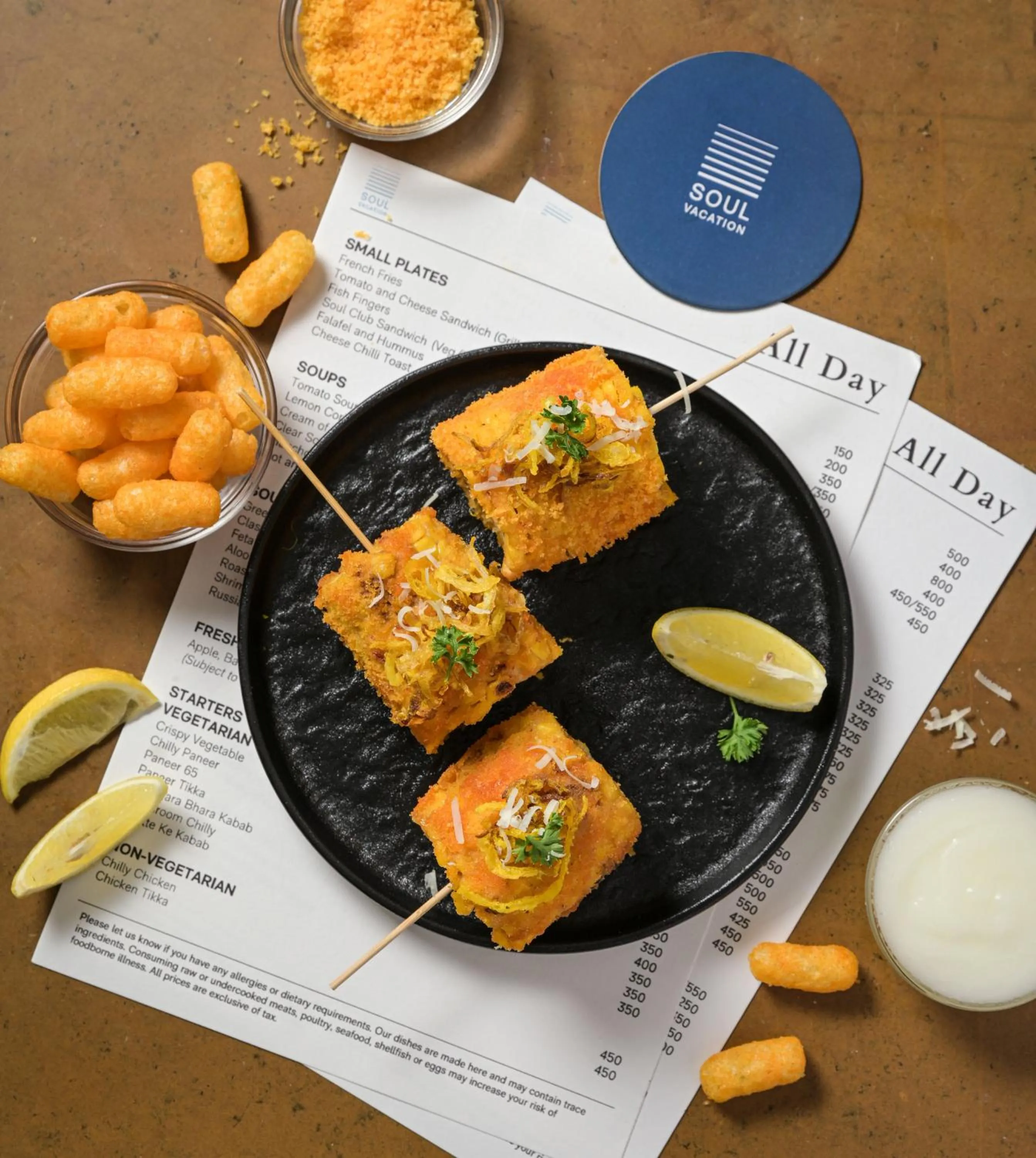 Food and drinks in Soul Vacation Resort and Spa,Colva