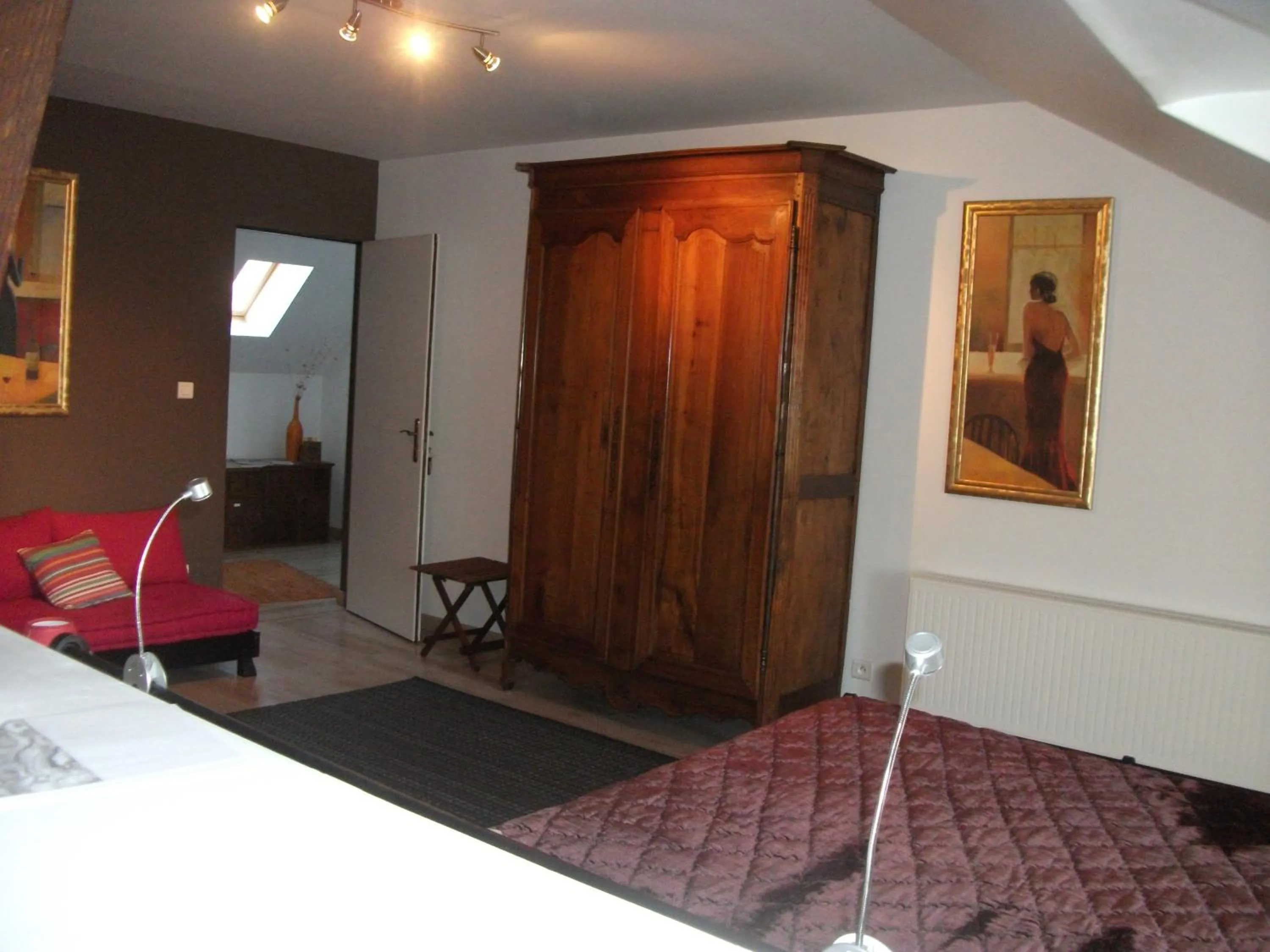 Bedroom, Bed in Le Moulin De Laval