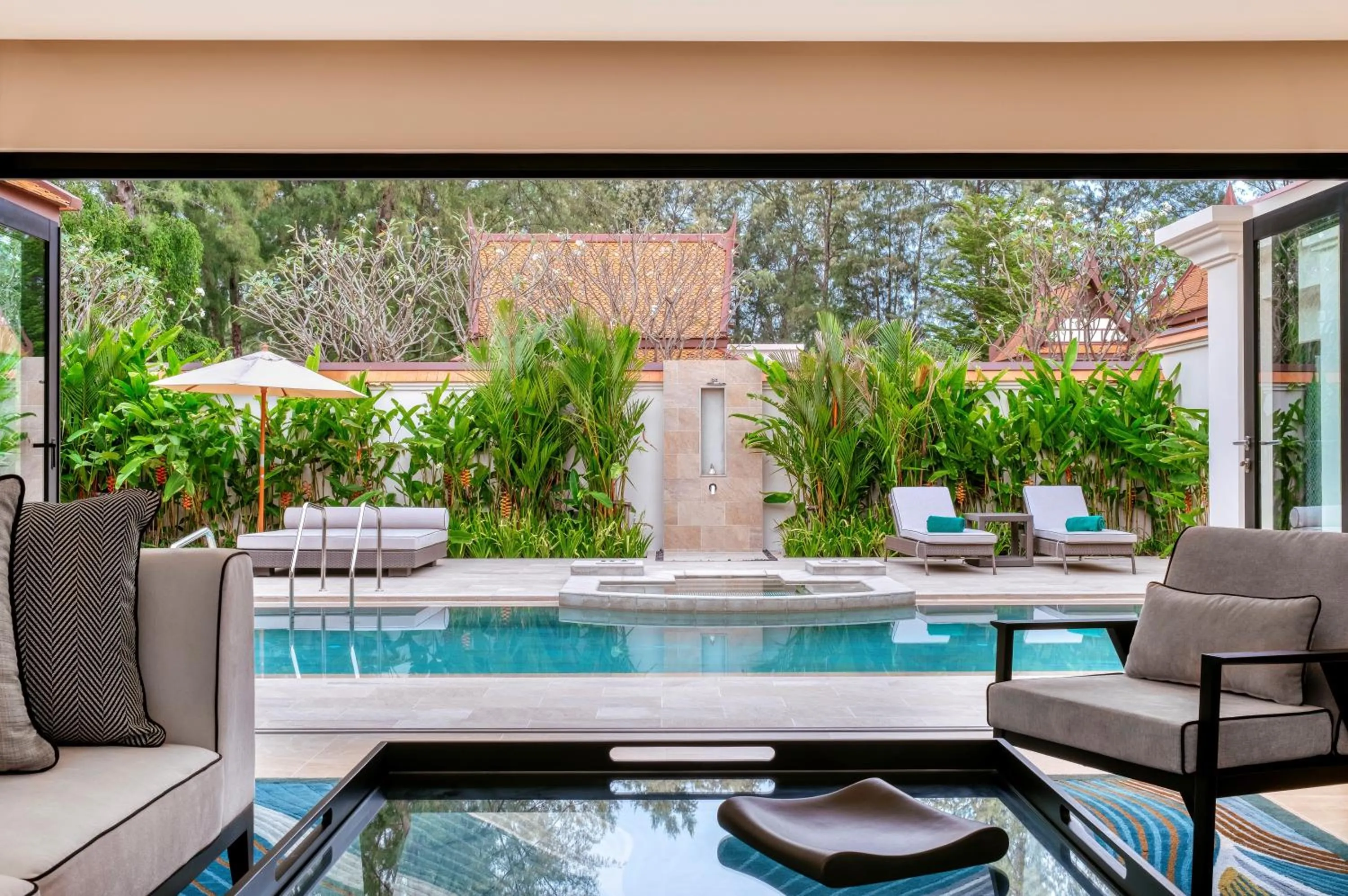 Living room in Banyan Tree Phuket