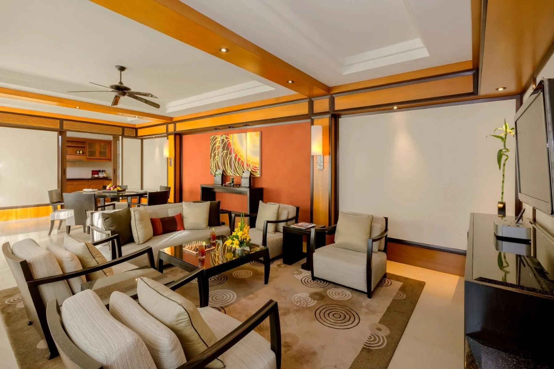 Living room in Banyan Tree Phuket