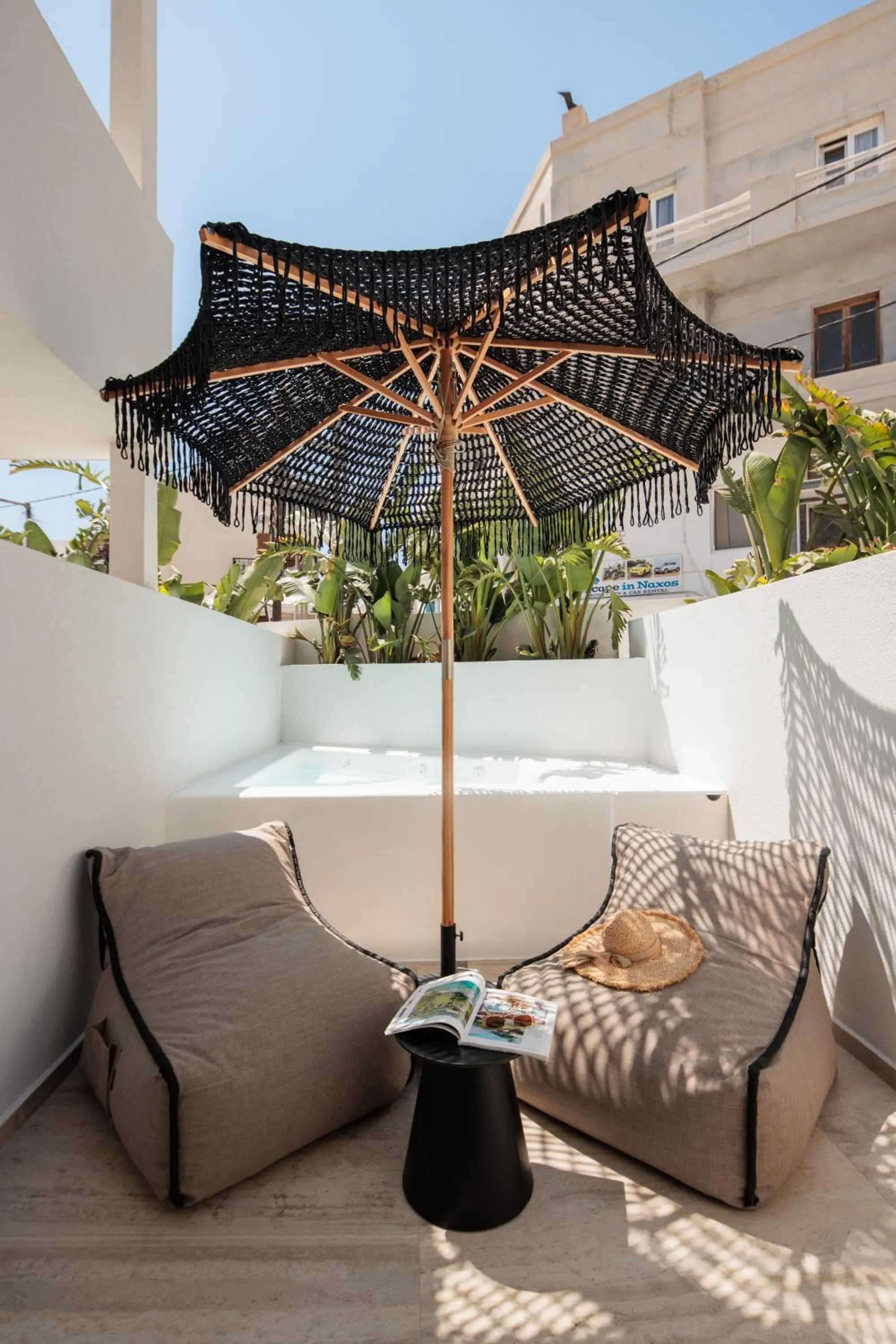 Patio in Hotel Sphinx