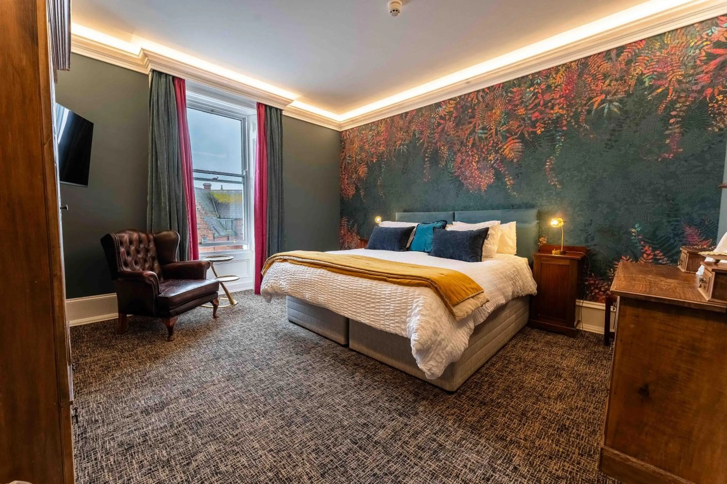 Bed in Antrim House Guest Rooms & Suites