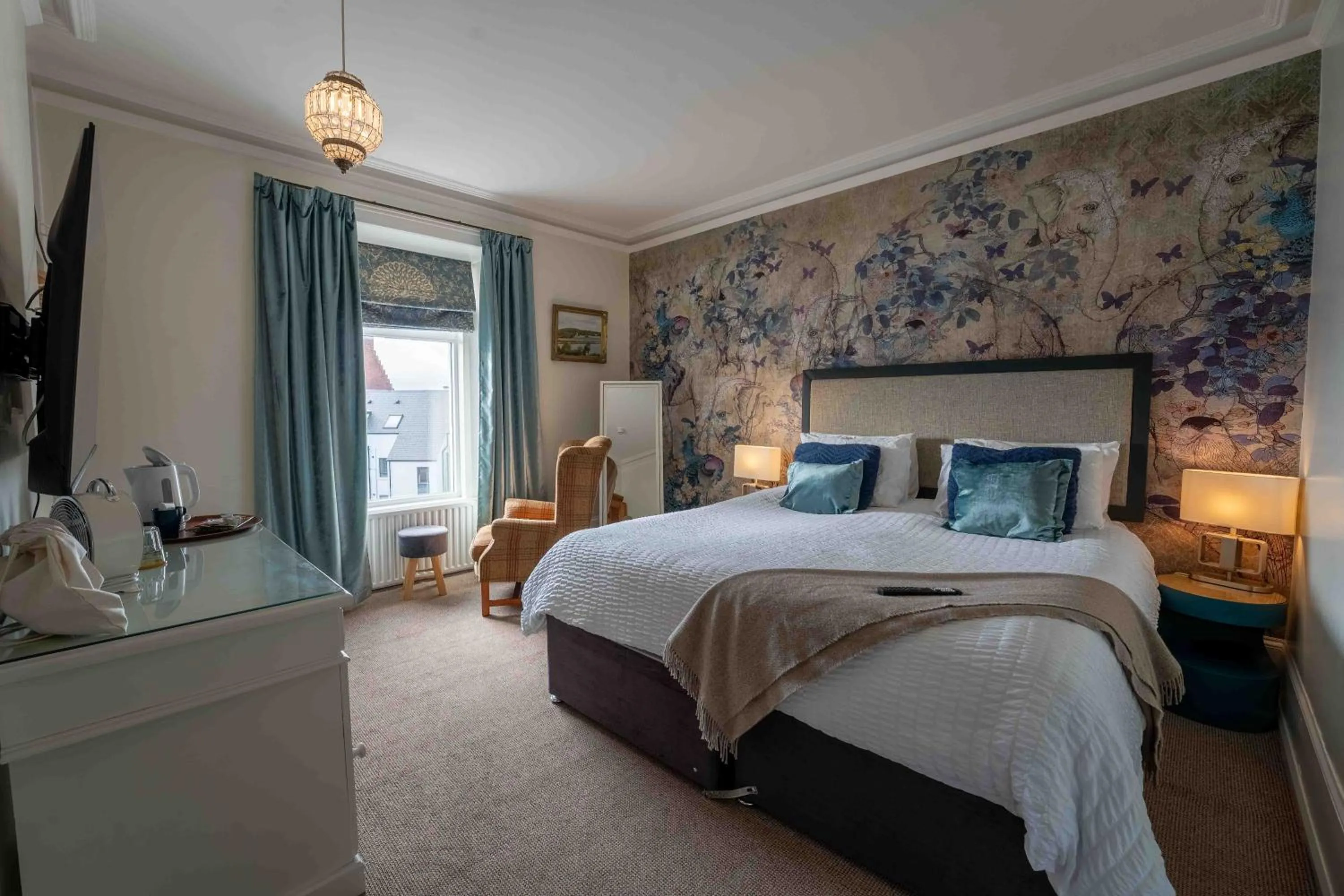 Bed in Antrim House Guest Rooms & Suites